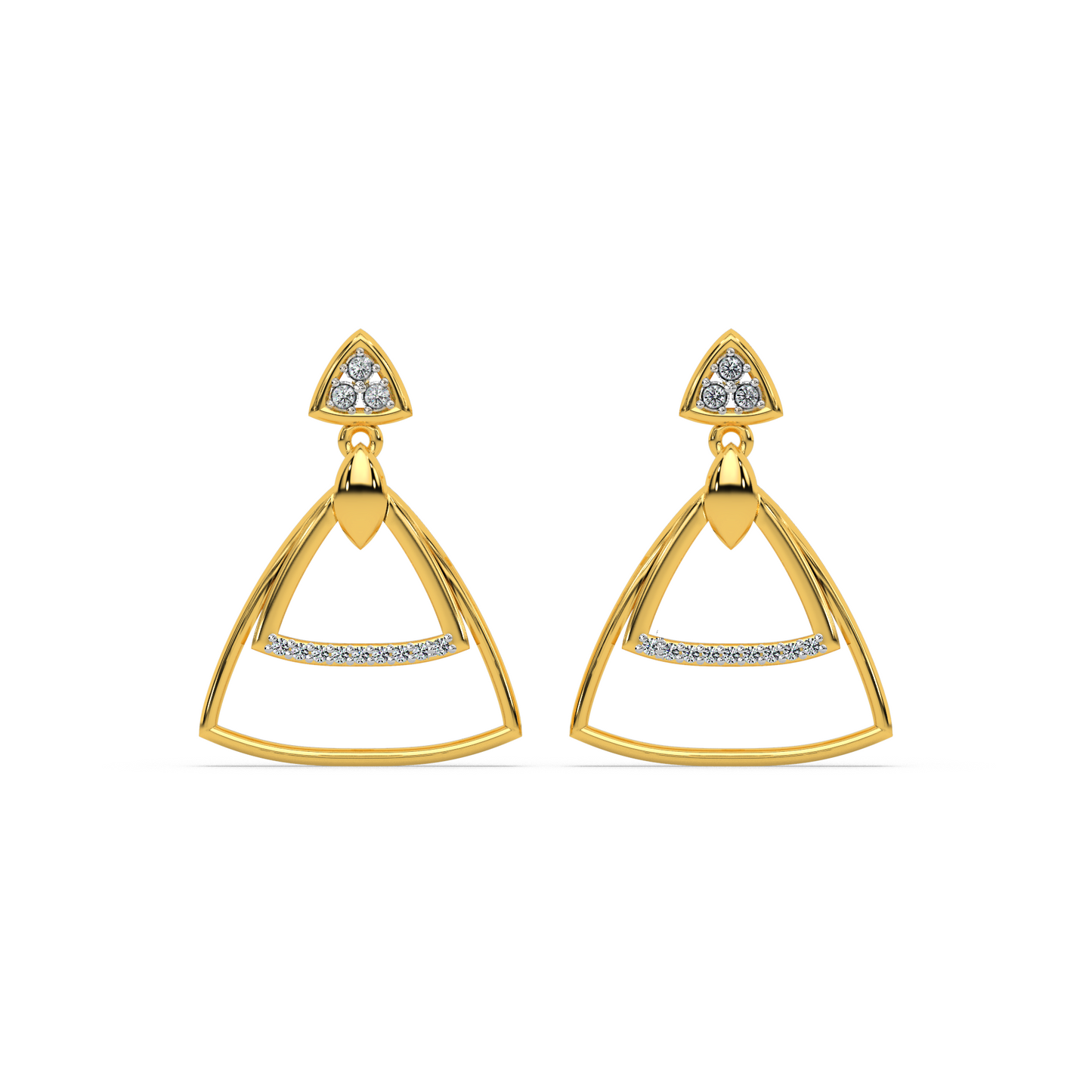 Exquisite Shine Diamond Earring 18K