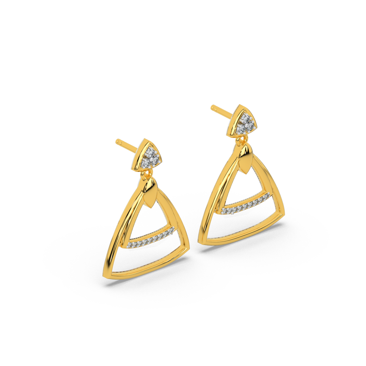 Exquisite Shine Diamond Earring 18K