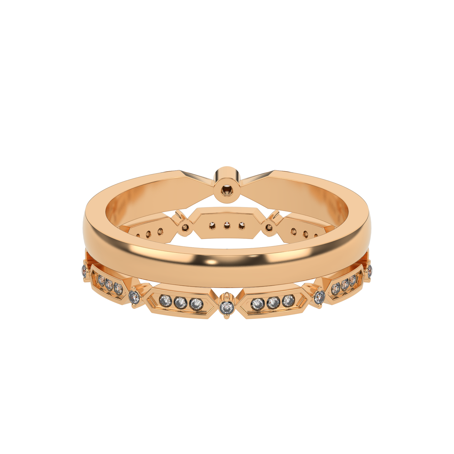 Moonlit Essence 18Kt Diamond Ring