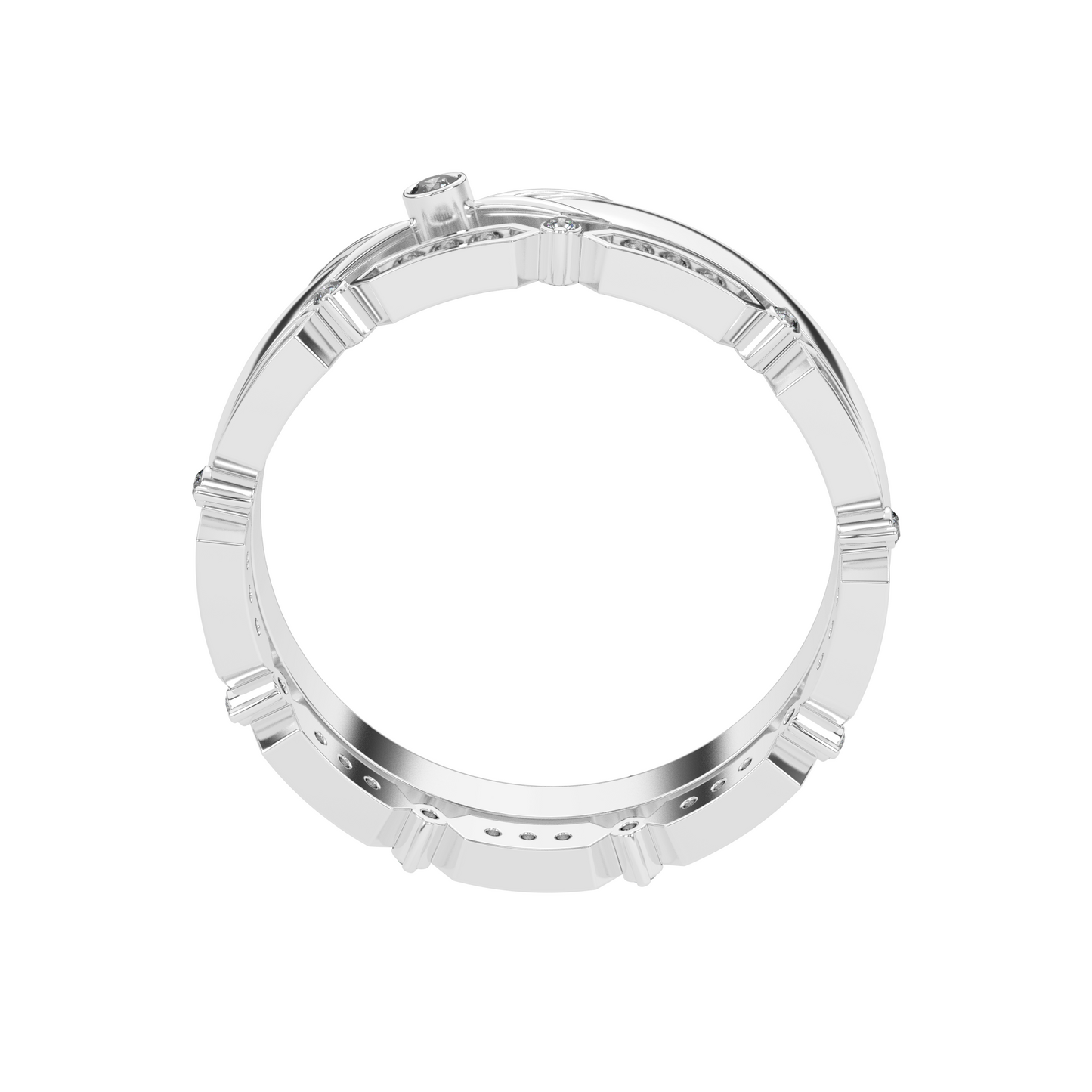 Moonlit Essence 18Kt Diamond Ring