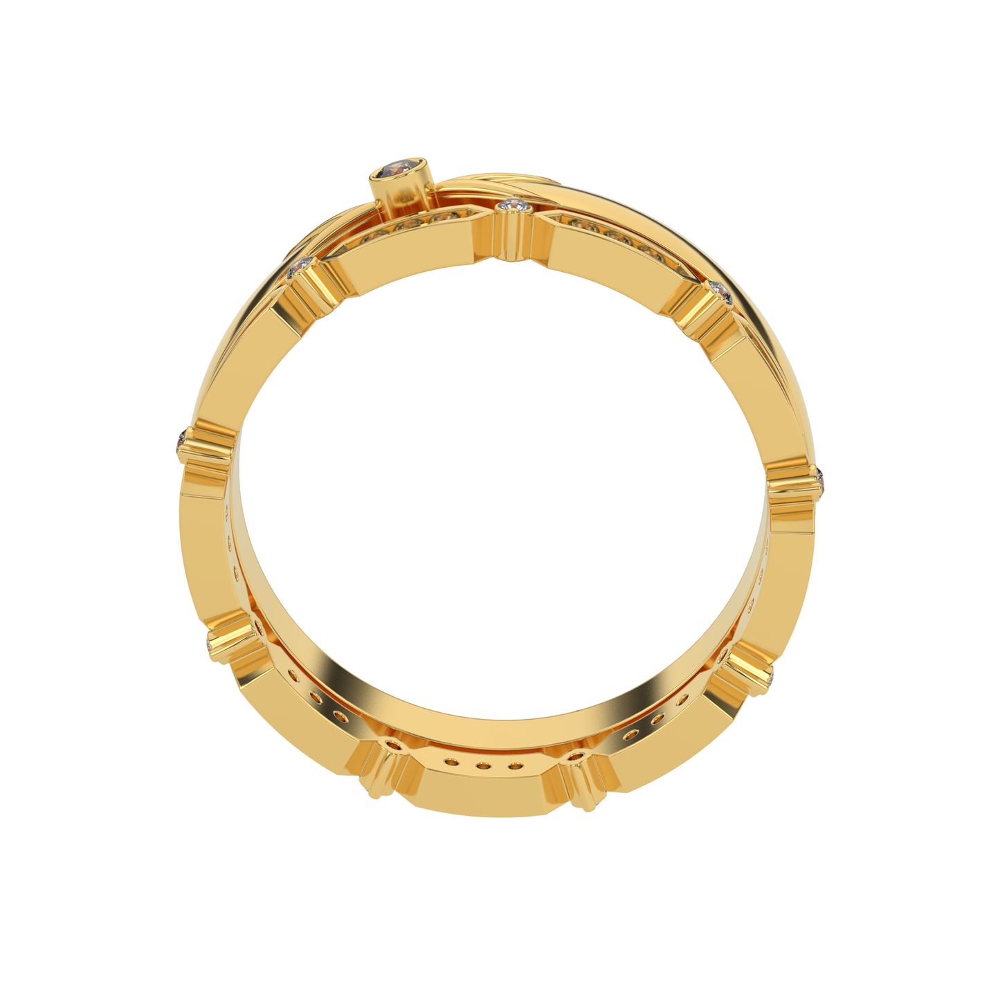 Moonlit Essence 18Kt Diamond Ring