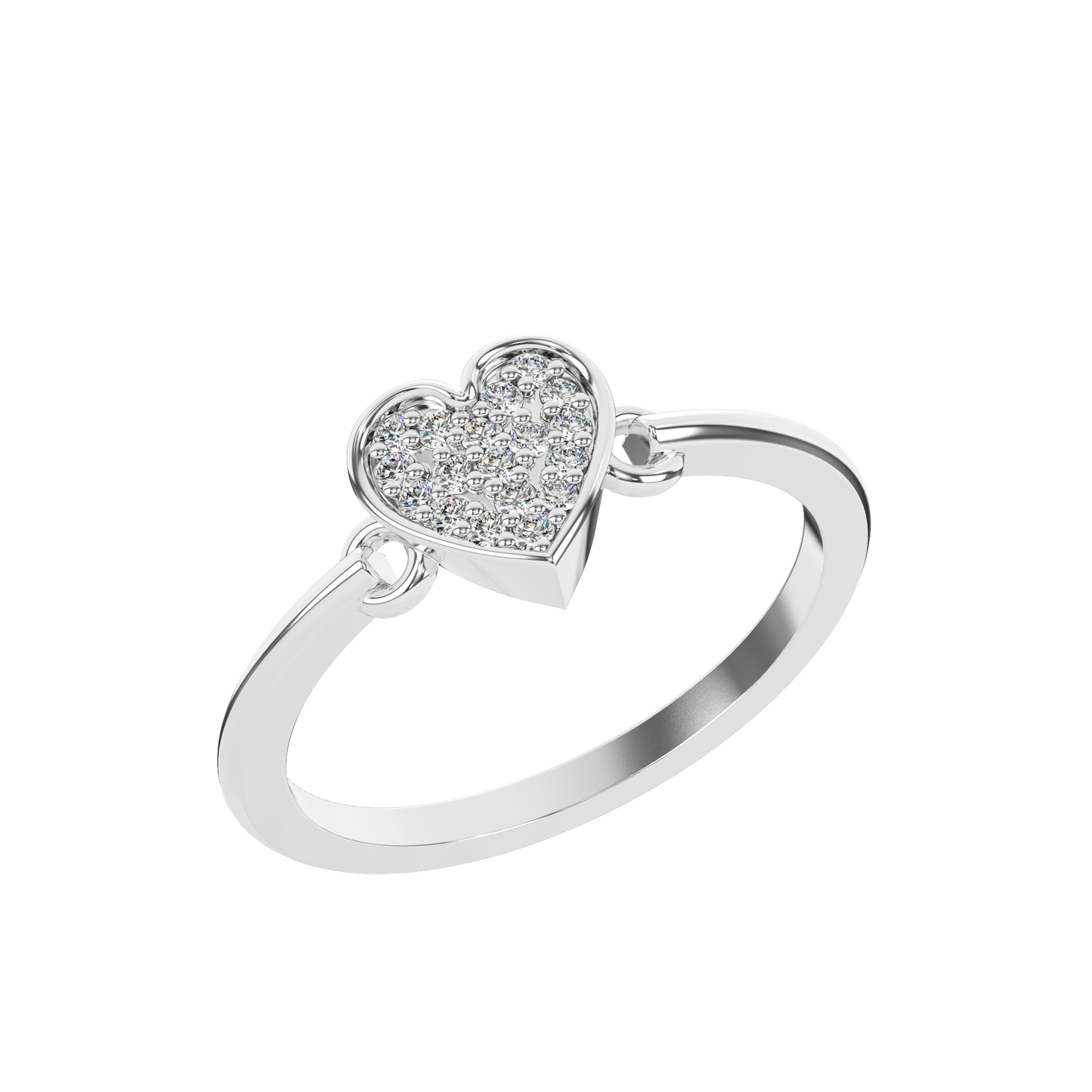 Ember Serenade 18Kt Diamond Ring