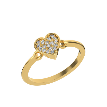 Ember Serenade 18Kt Diamond Ring