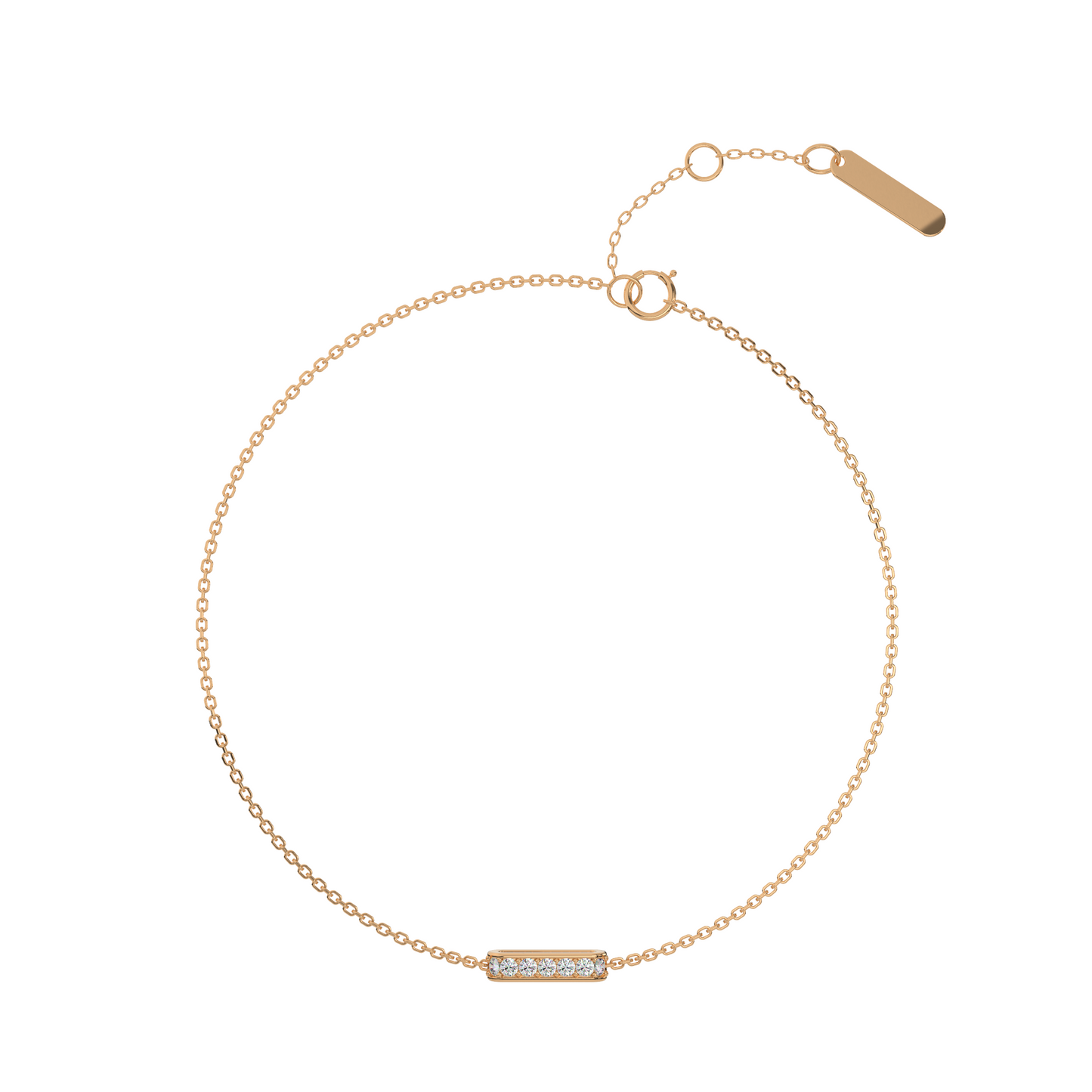 Radiant Rainfall Diamond Bracelet 18K