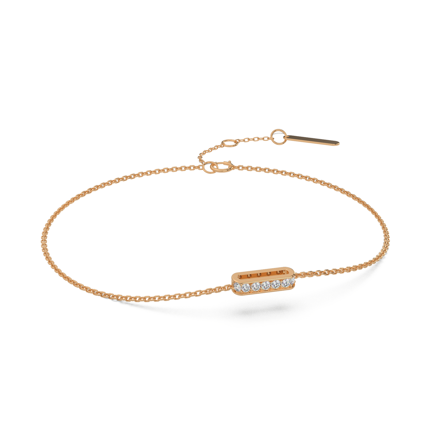 Radiant Rainfall Diamond Bracelet 18K