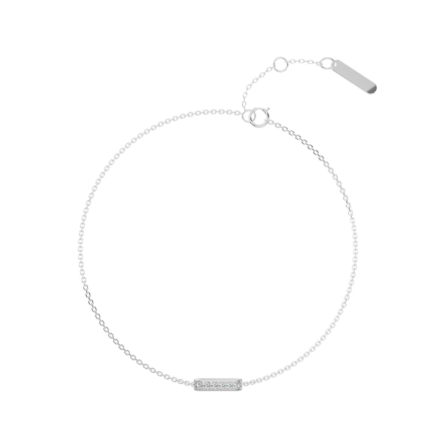 Radiant Rainfall Diamond Bracelet 18K