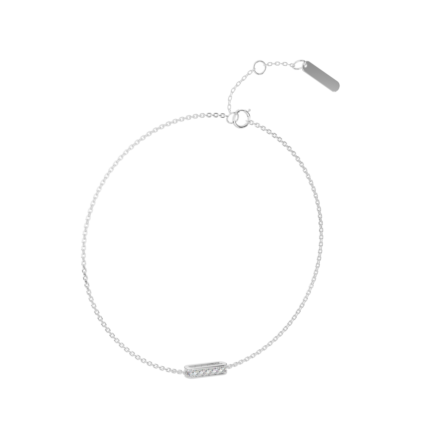 Radiant Rainfall Diamond Bracelet 18K