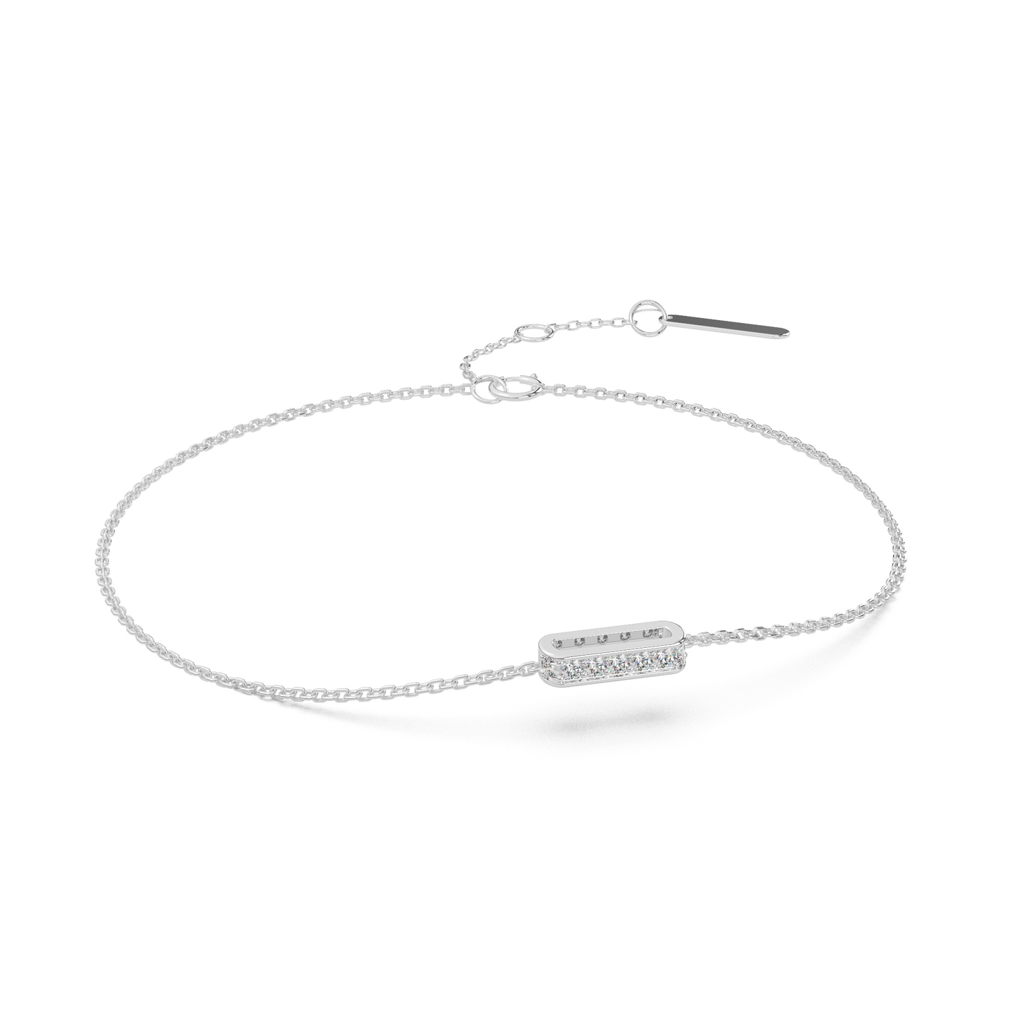 Radiant Rainfall Diamond Bracelet 18K