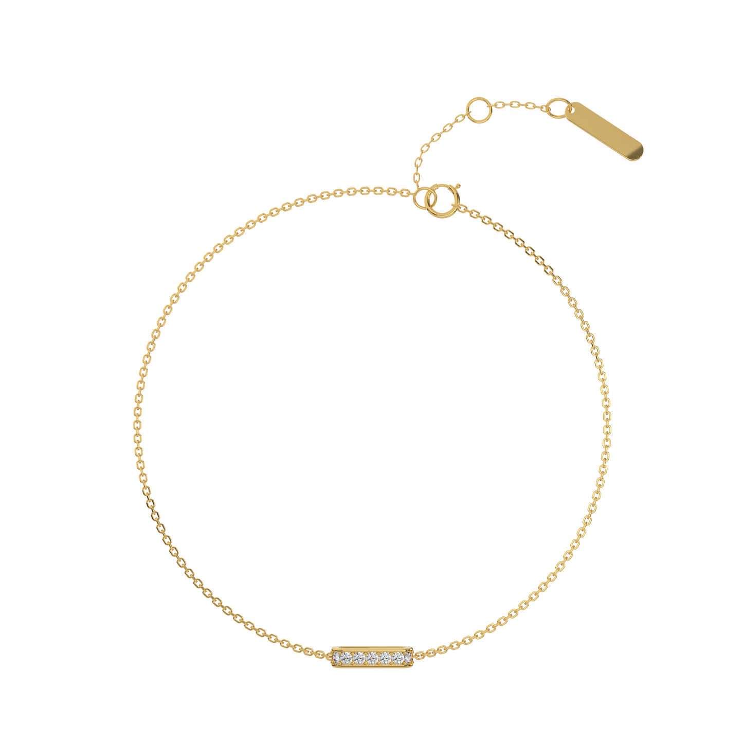 Radiant Rainfall Diamond Bracelet 18K