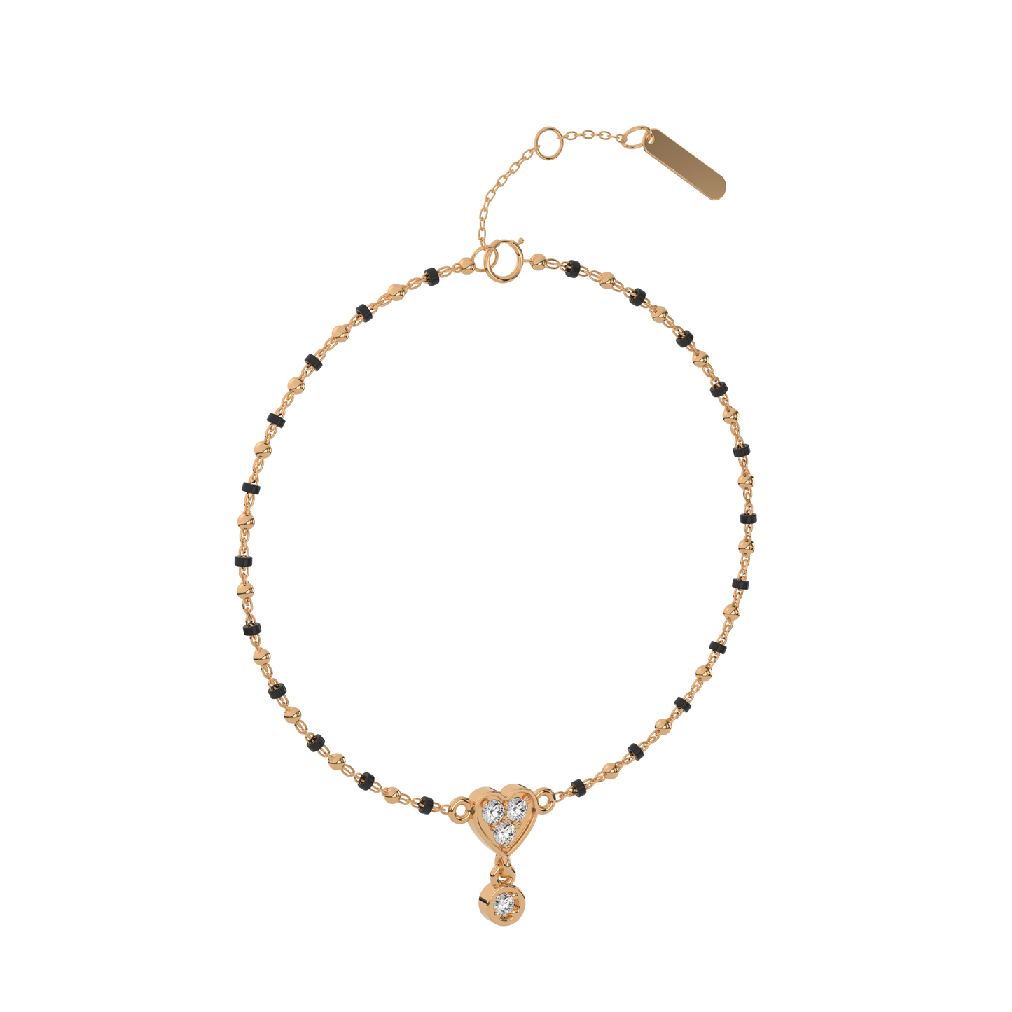 Glittering Galaxy Diamond Chain Bracelet 18K