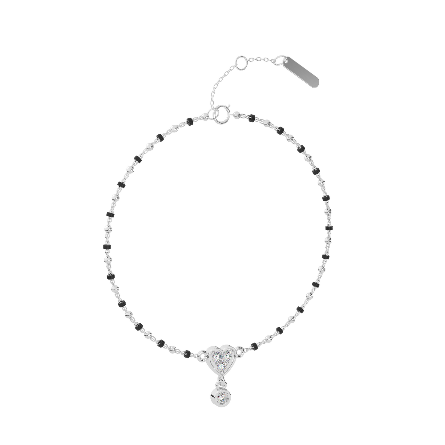 Glittering Galaxy Diamond Chain Bracelet 18K