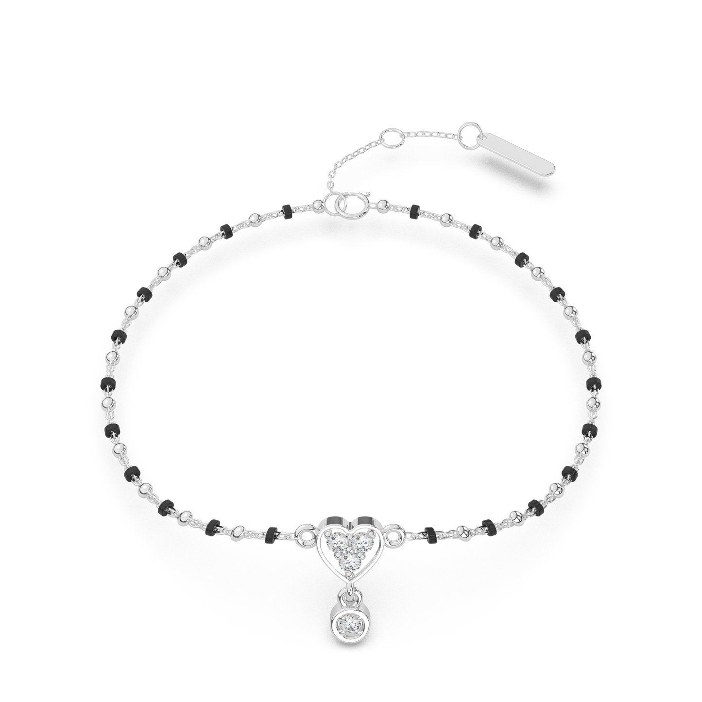 Glittering Galaxy Diamond Chain Bracelet 18K