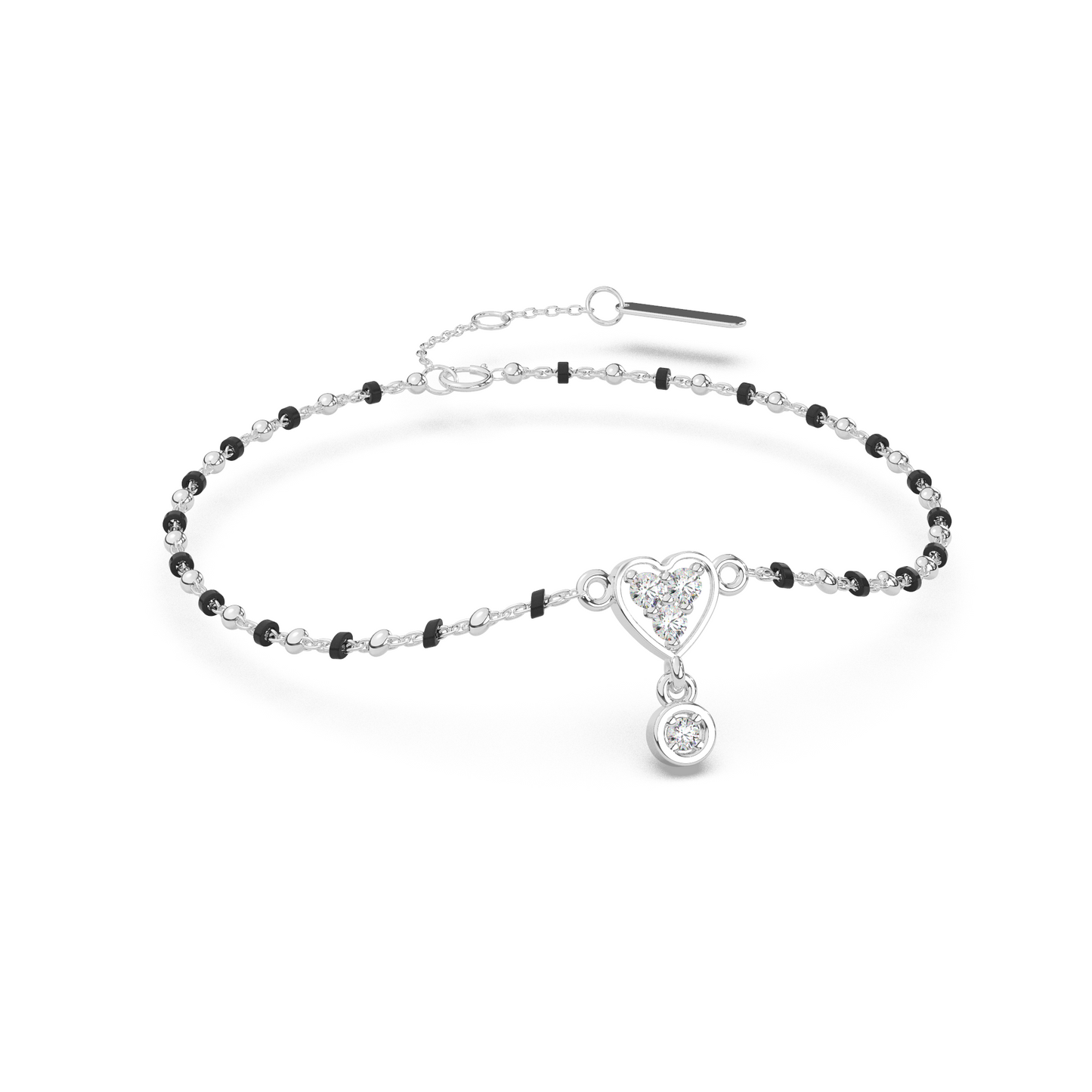 Glittering Galaxy Diamond Chain Bracelet 18K