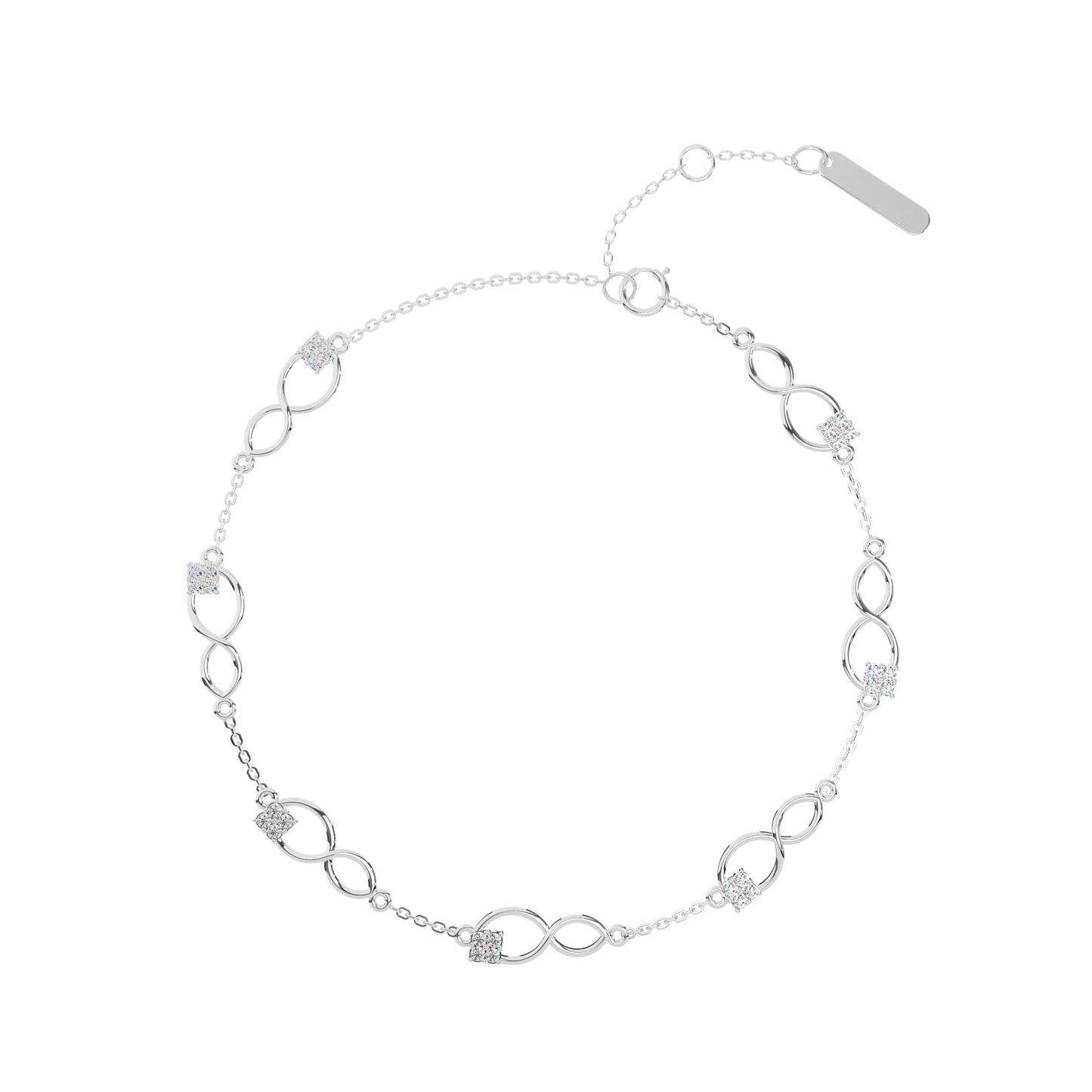 Twilight Tide Diamond Bracelet 18K