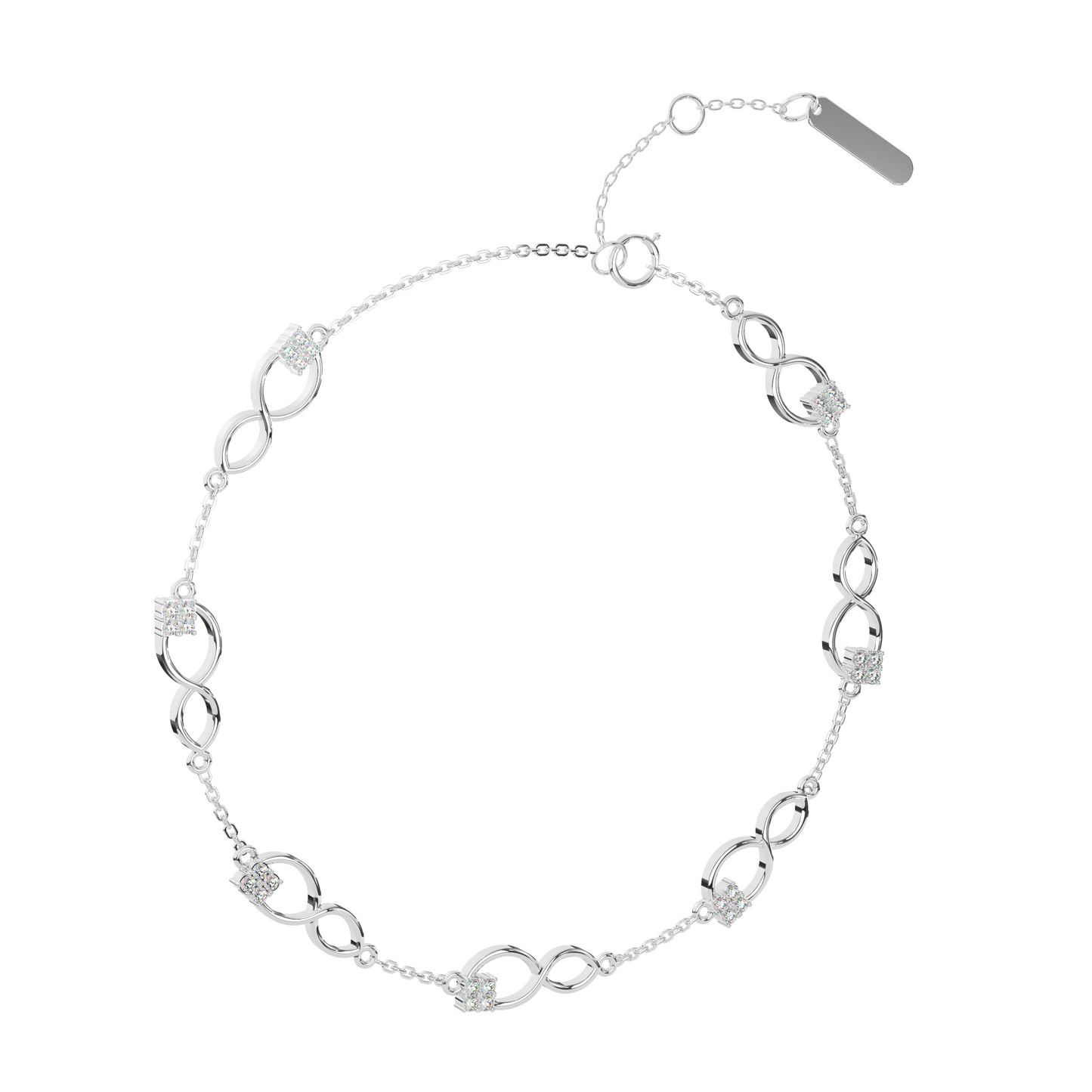 Twilight Tide Diamond Bracelet 18K