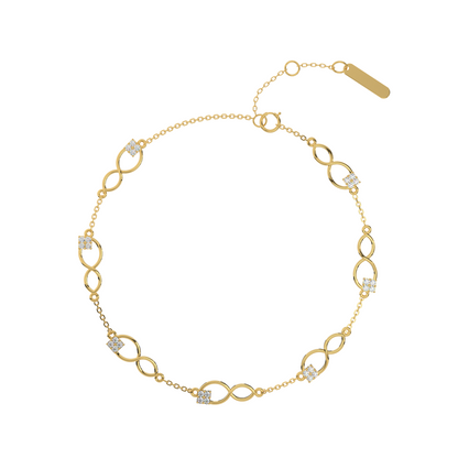 Twilight Tide Diamond Bracelet 18K