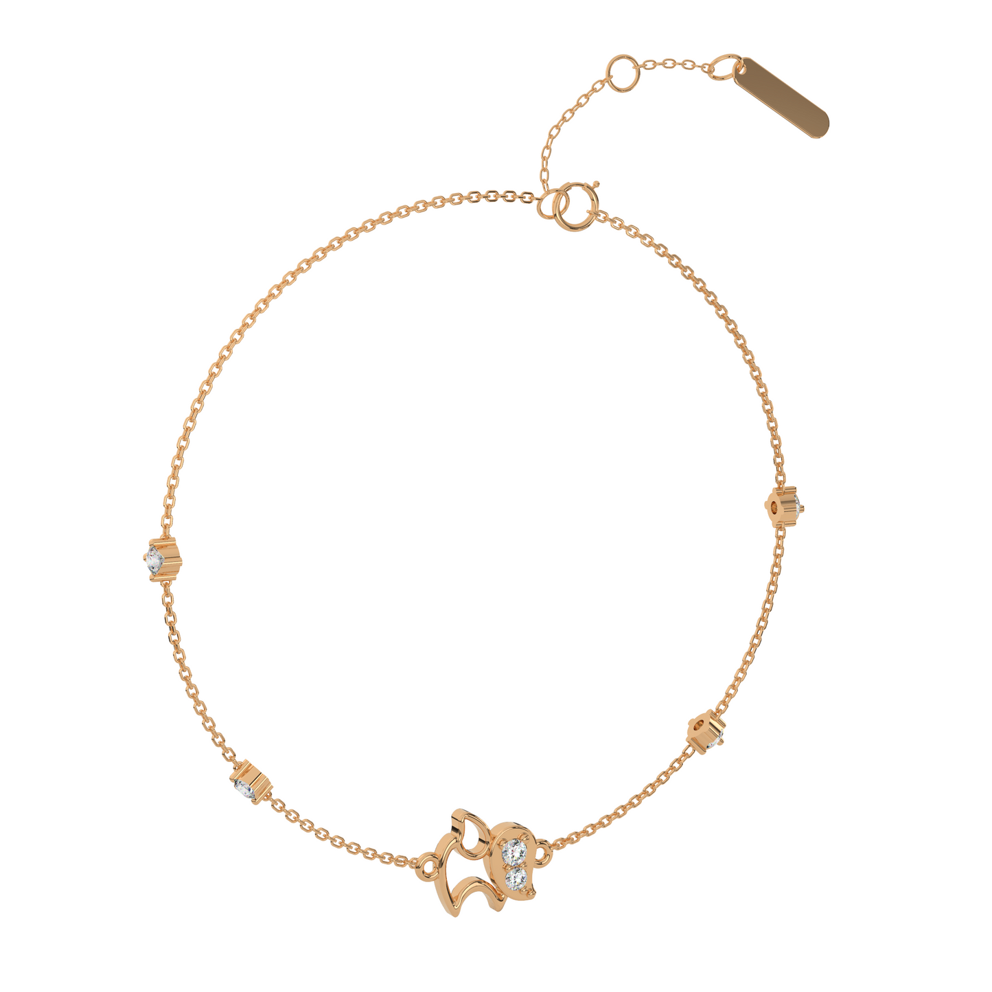 Sparkling Starlight Diamond Bracelet 18K
