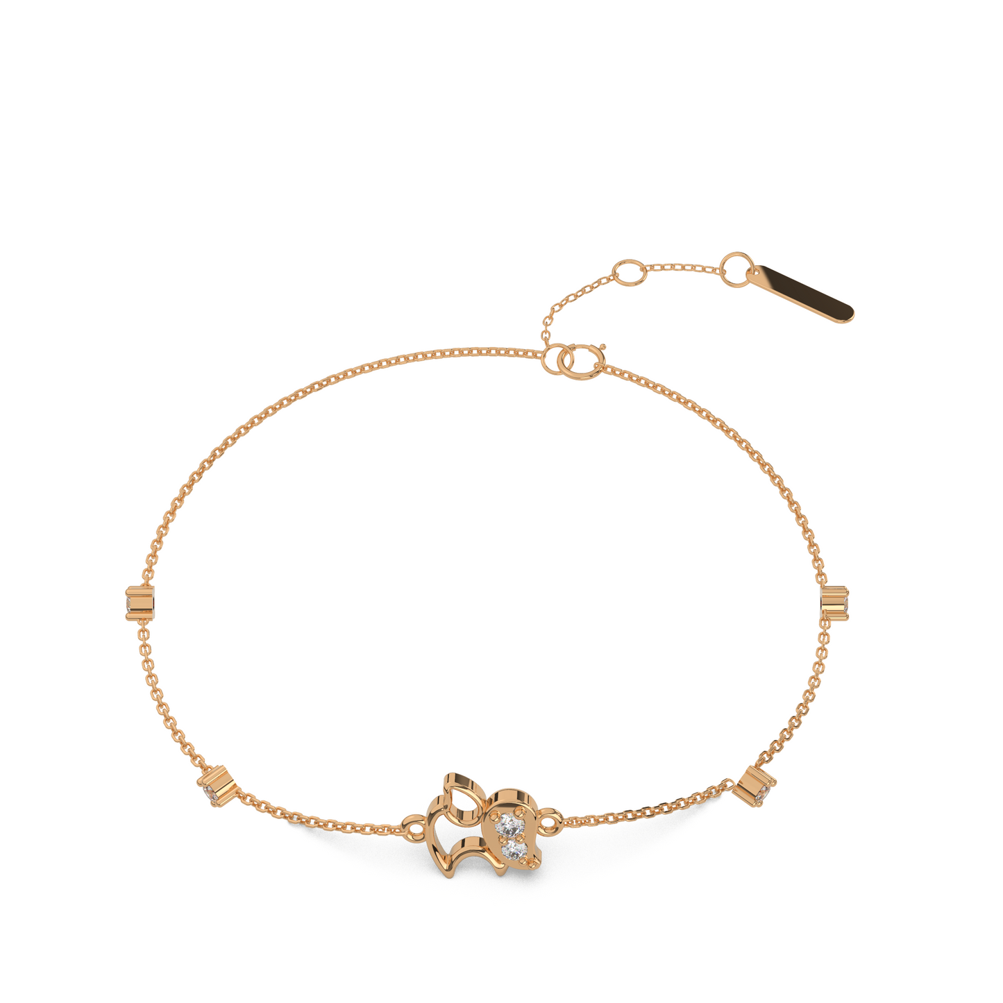 Sparkling Starlight Diamond Bracelet 18K