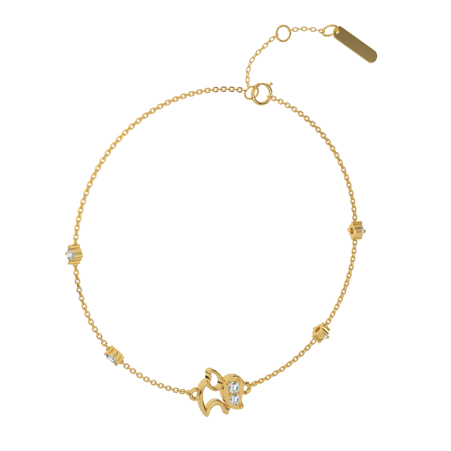 Sparkling Starlight Diamond Bracelet 18K