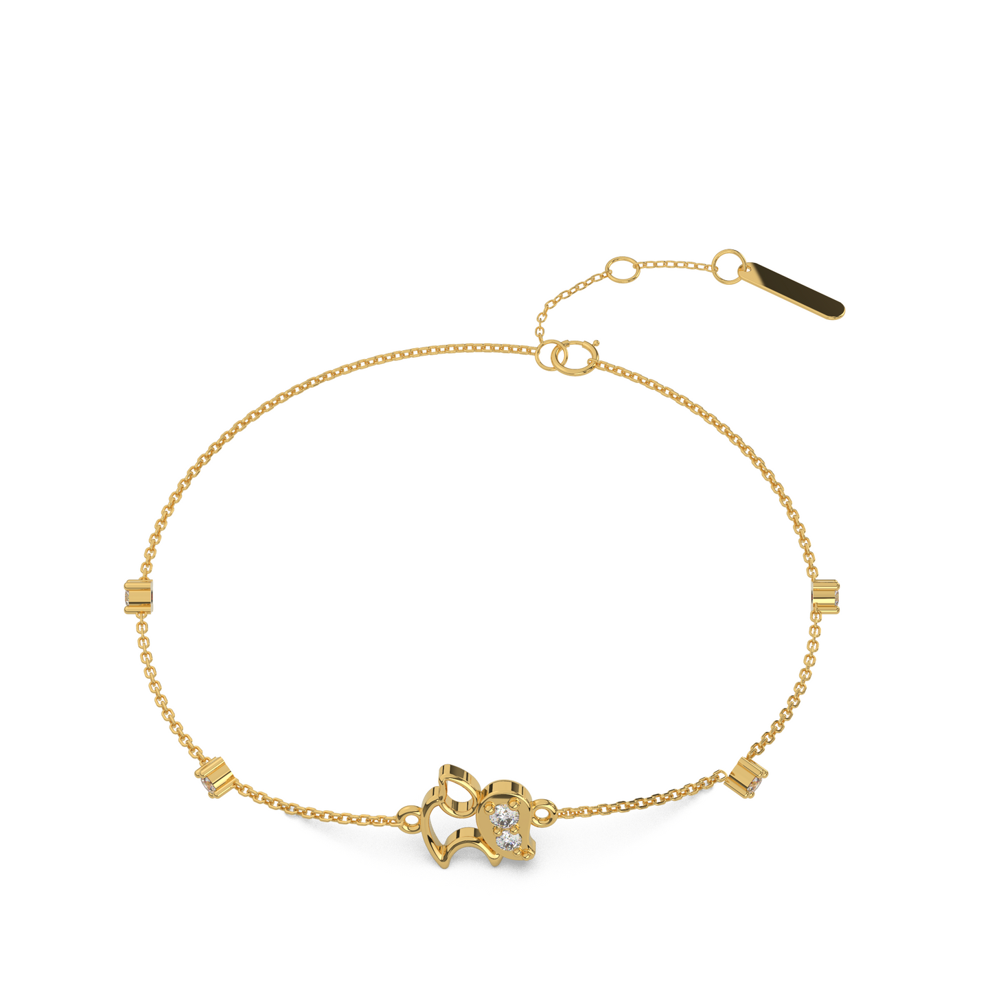 Sparkling Starlight Diamond Bracelet 18K