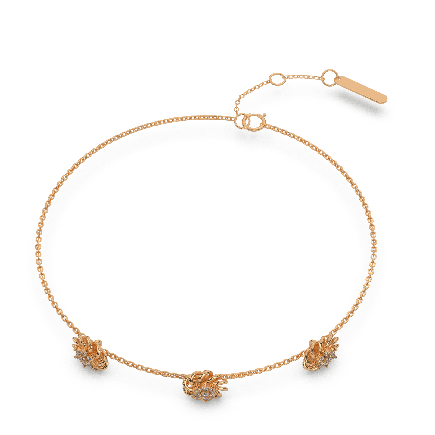 Aurora Allure Diamond Chain Bracelet 18K
