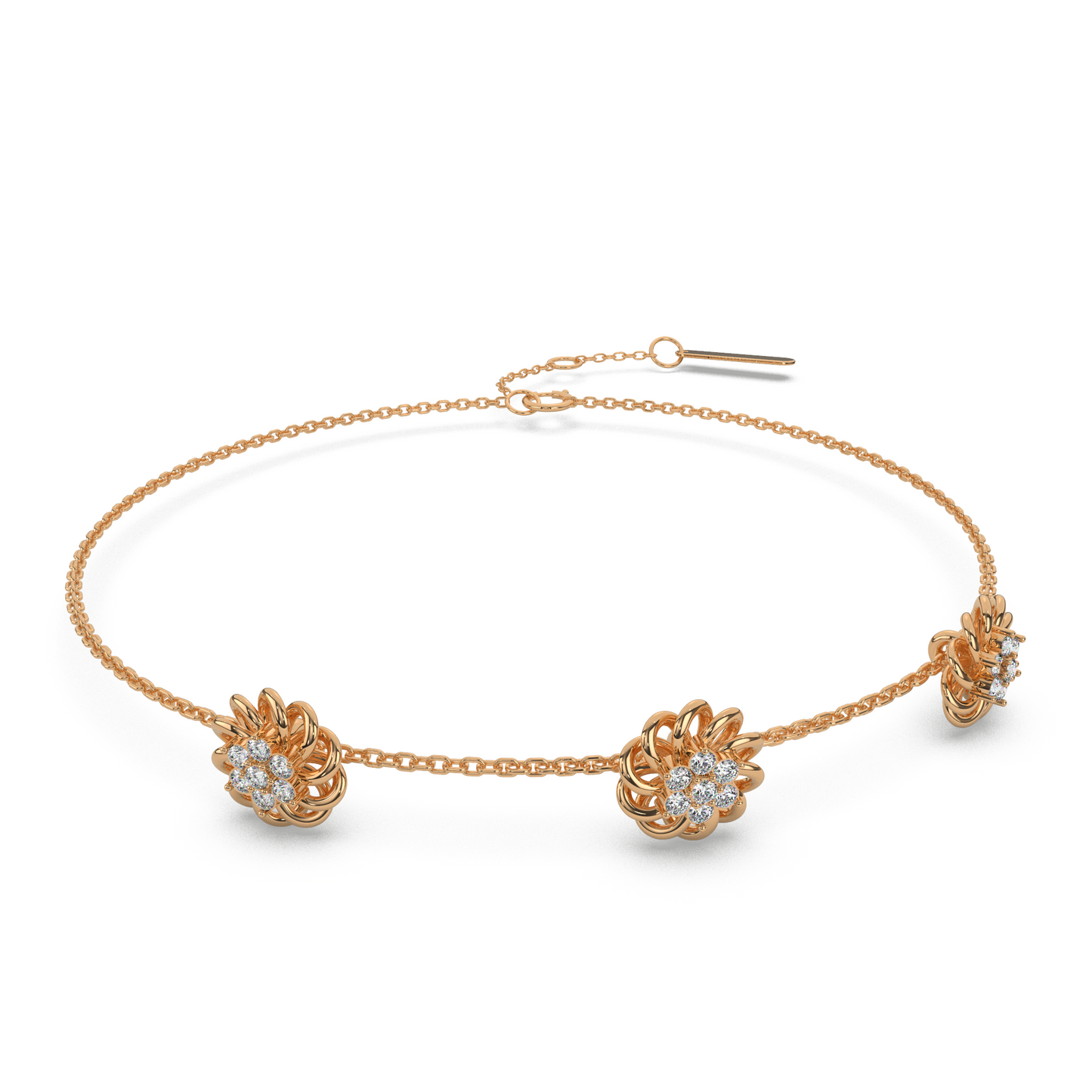 Aurora Allure Diamond Chain Bracelet 18K