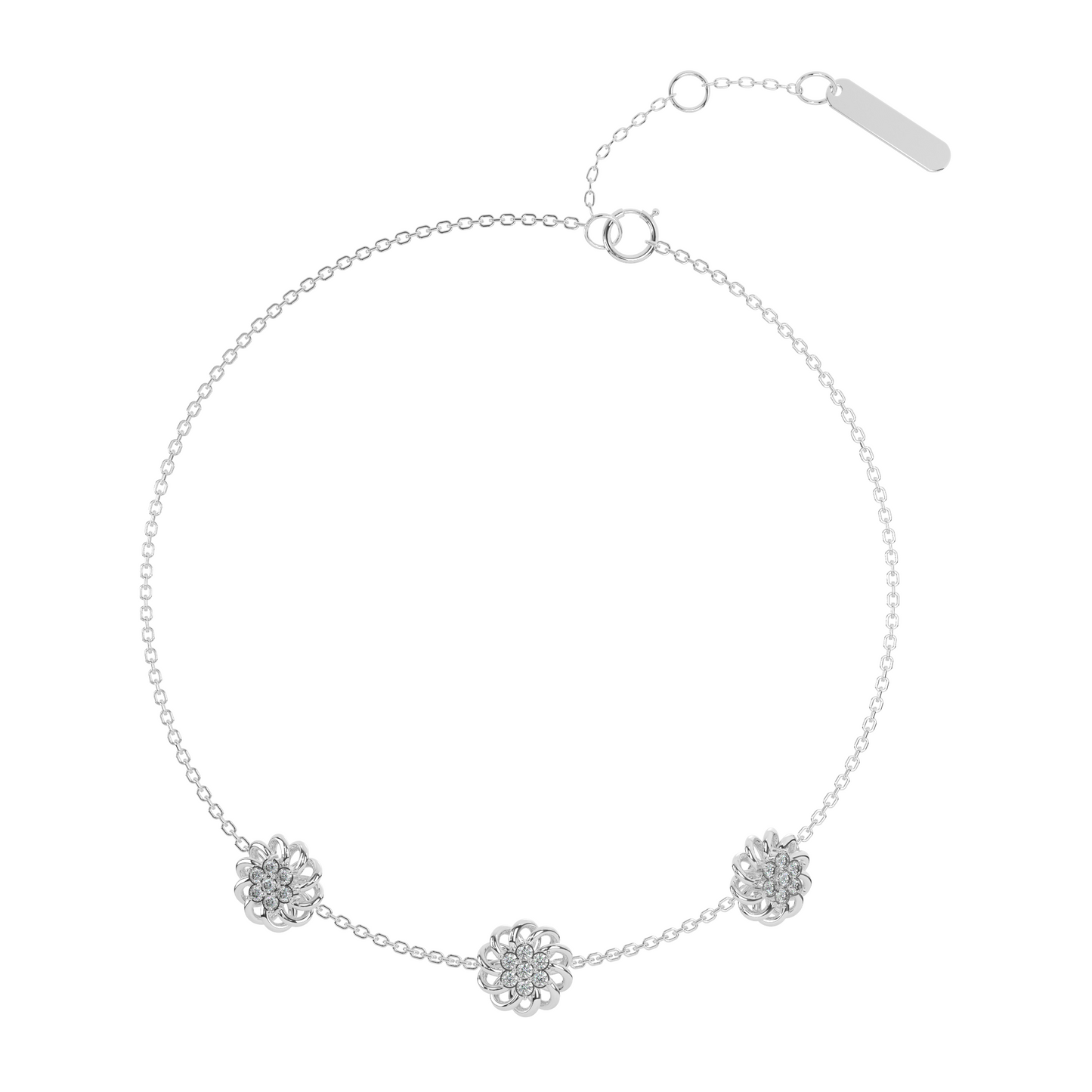 Aurora Allure Diamond Chain Bracelet 18K