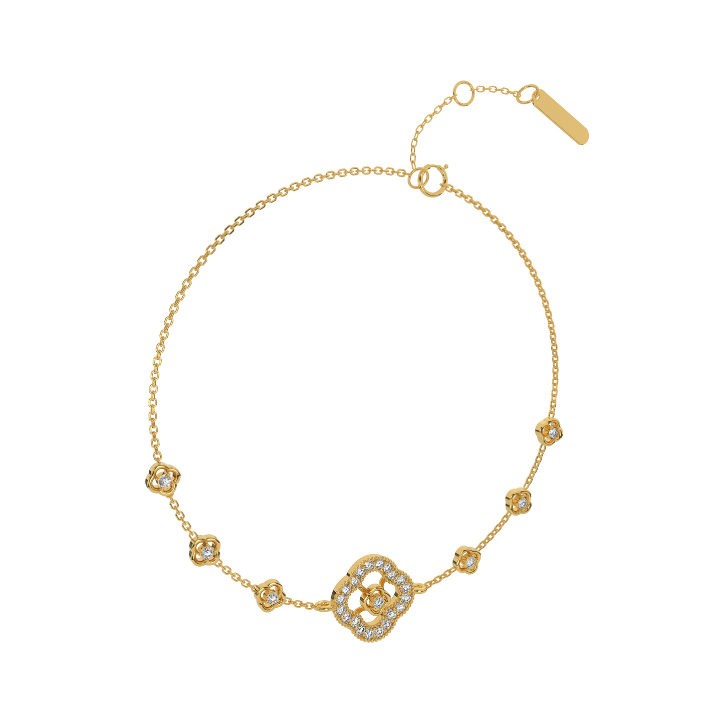 Enchanted Echo Diamond Bracelet 18K