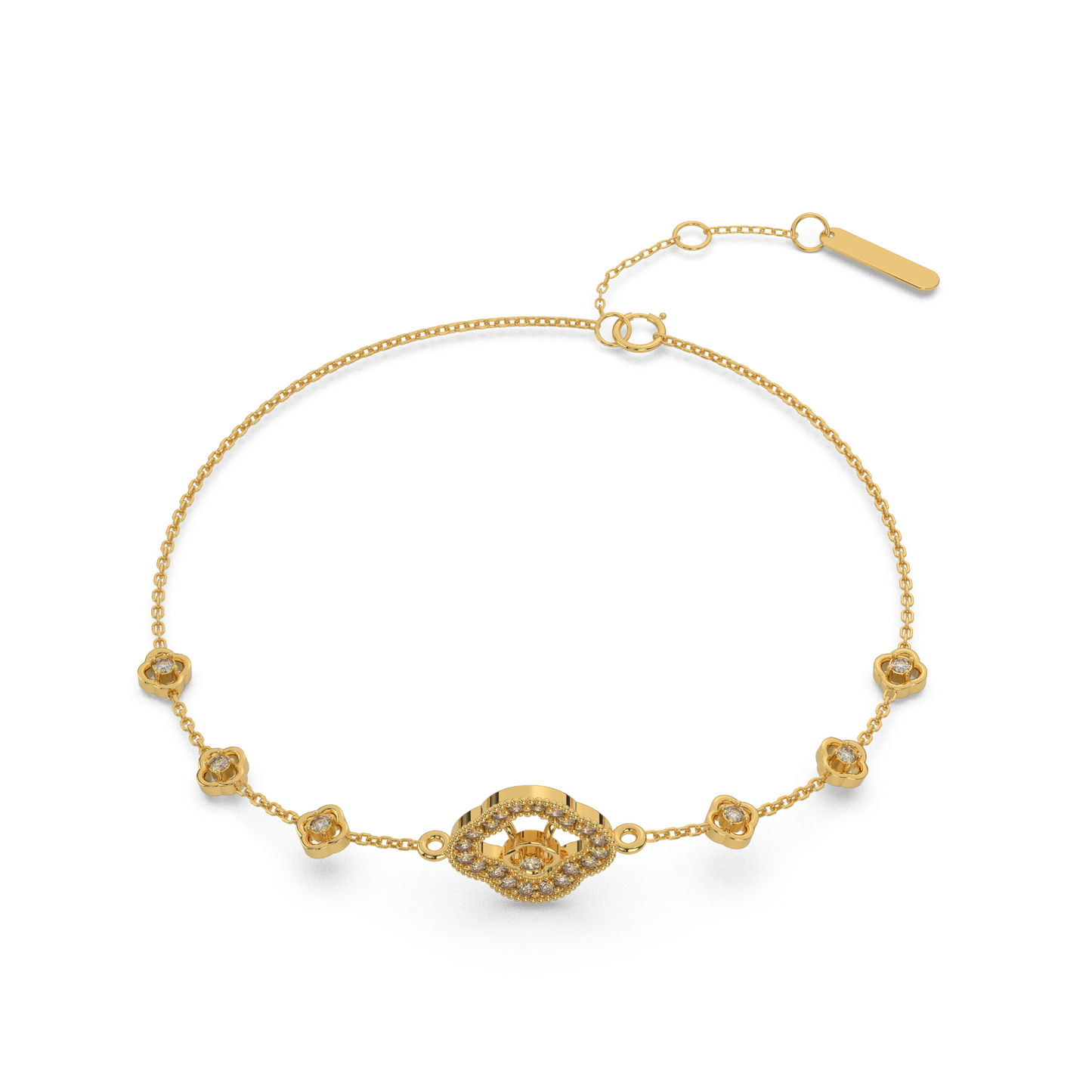 Enchanted Echo Diamond Bracelet 18K