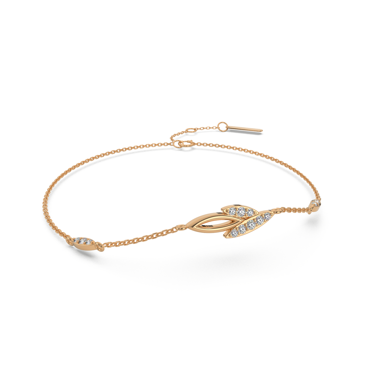 Serene Sapphire Diamond Bracelet 18K