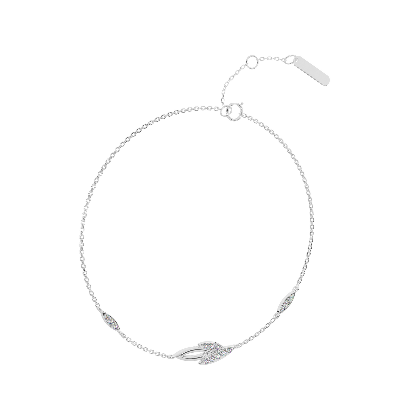 Serene Sapphire Diamond Bracelet 18K