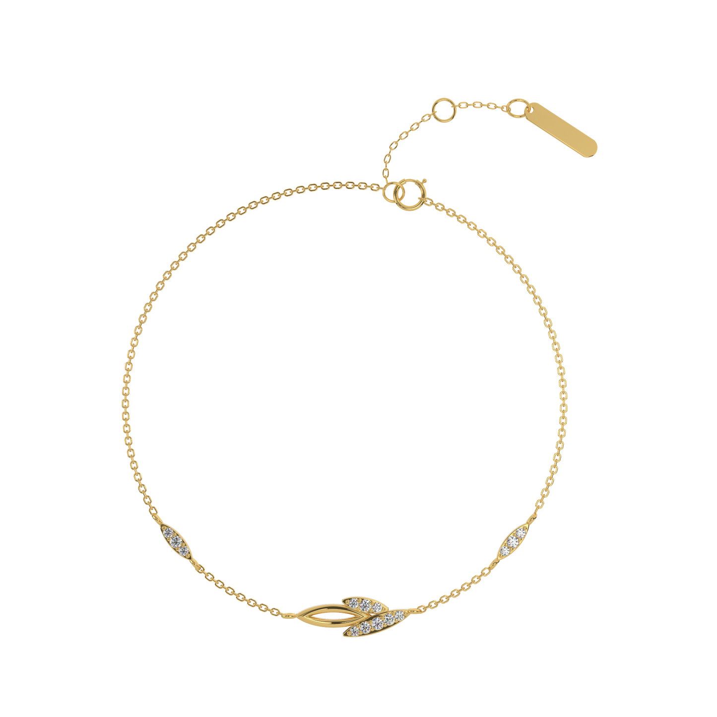 Serene Sapphire Diamond Bracelet 18K