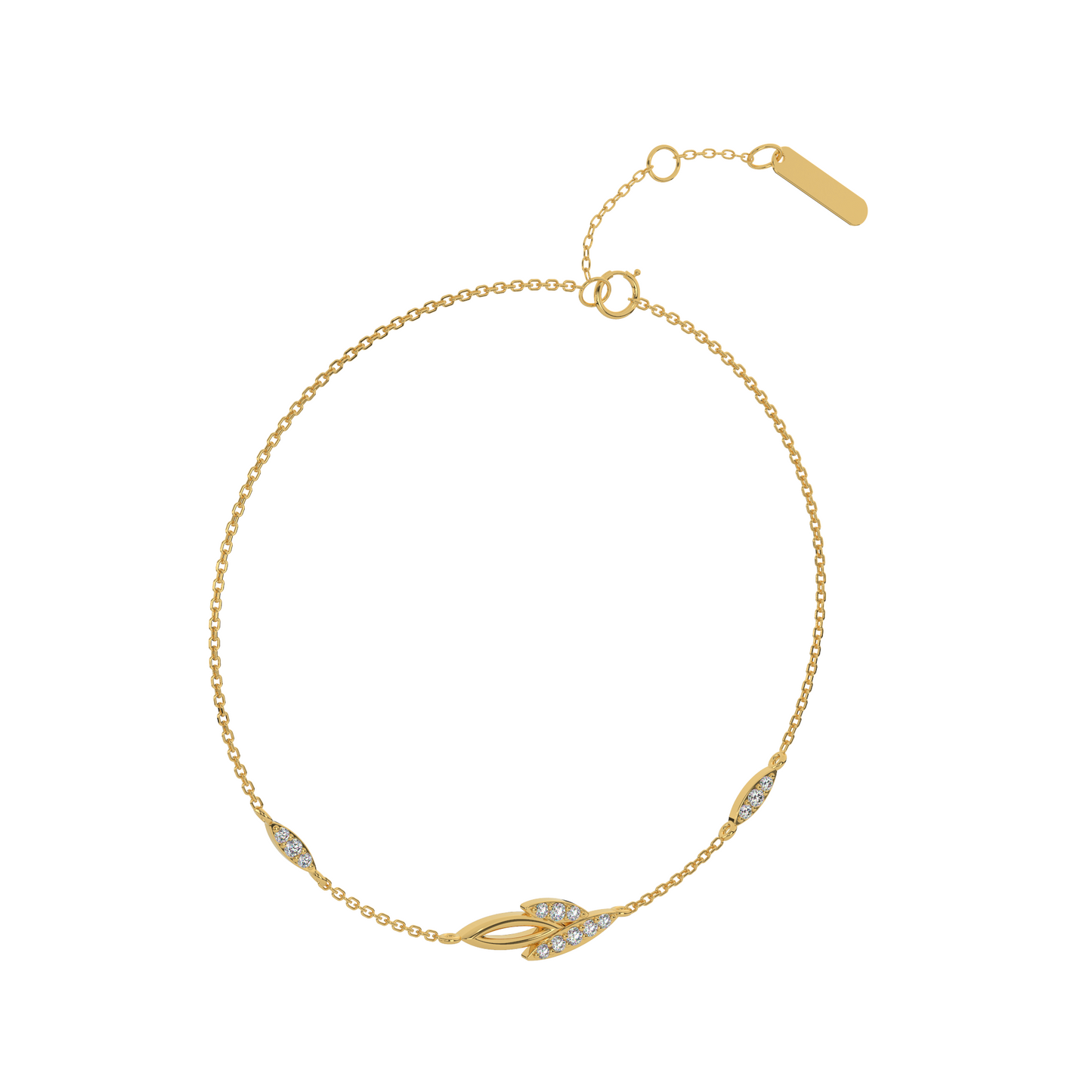 Serene Sapphire Diamond Bracelet 18K