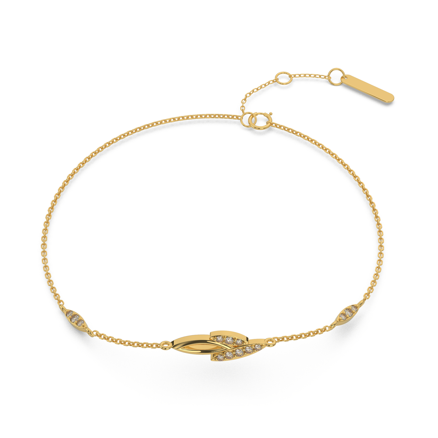 Serene Sapphire Diamond Bracelet 18K