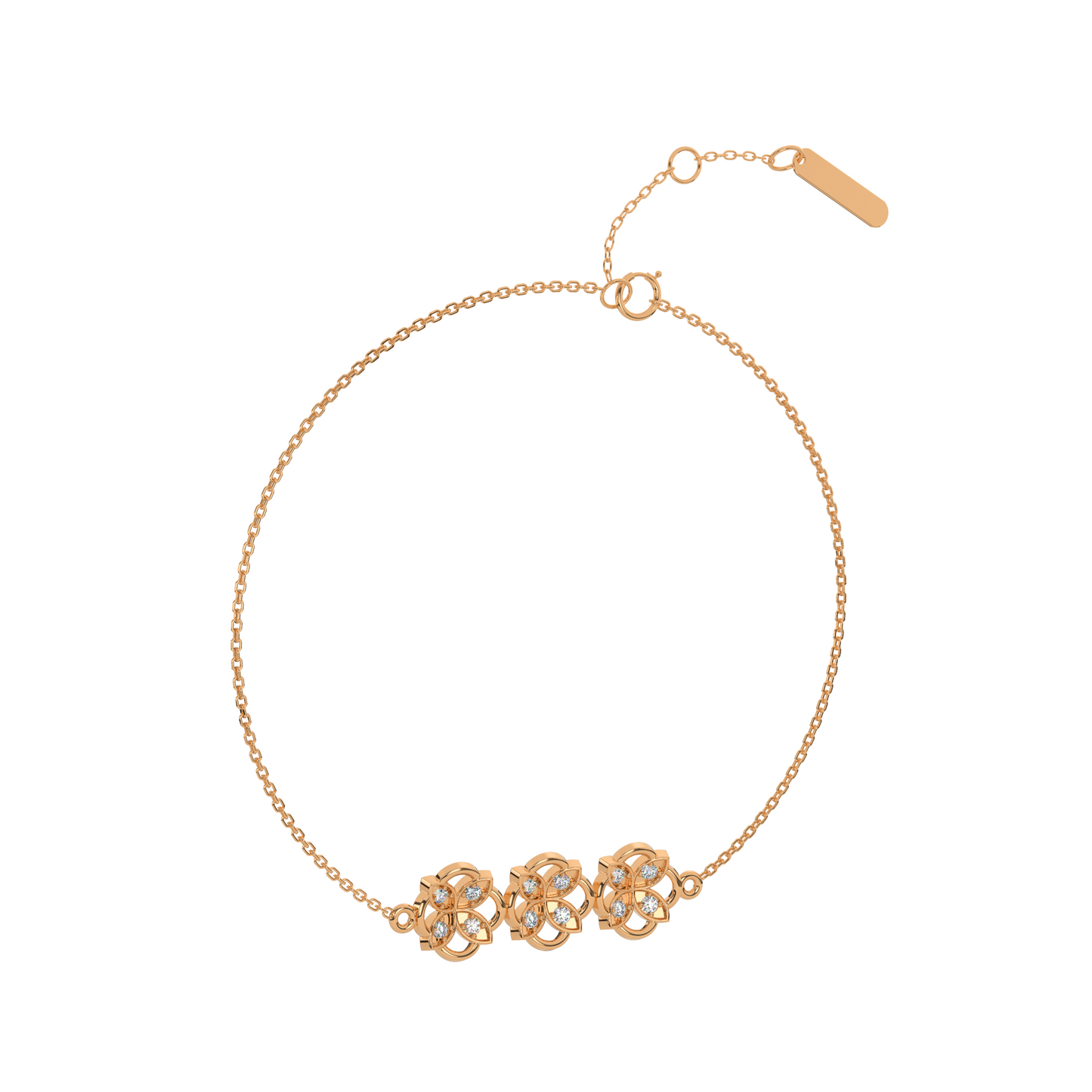 Majestic Moonlight Diamond Bracelet 18K