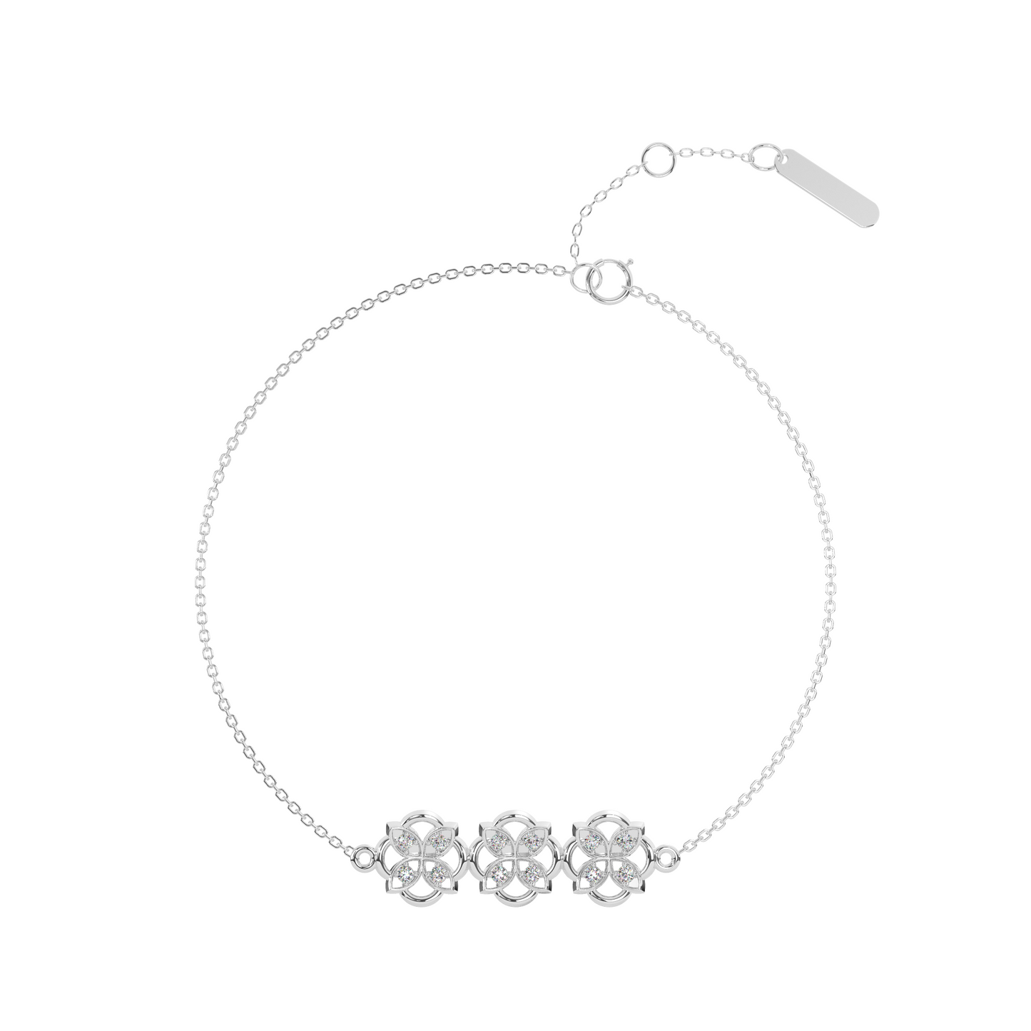 Majestic Moonlight Diamond Bracelet 18K
