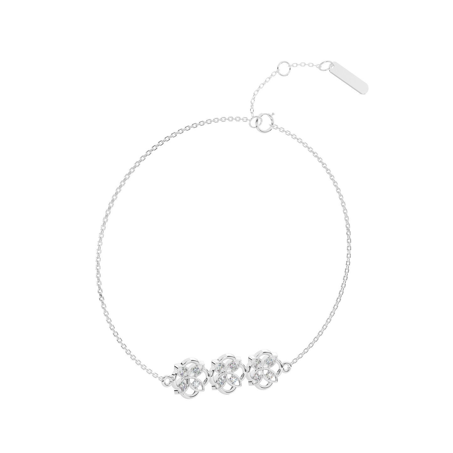 Majestic Moonlight Diamond Bracelet 18K