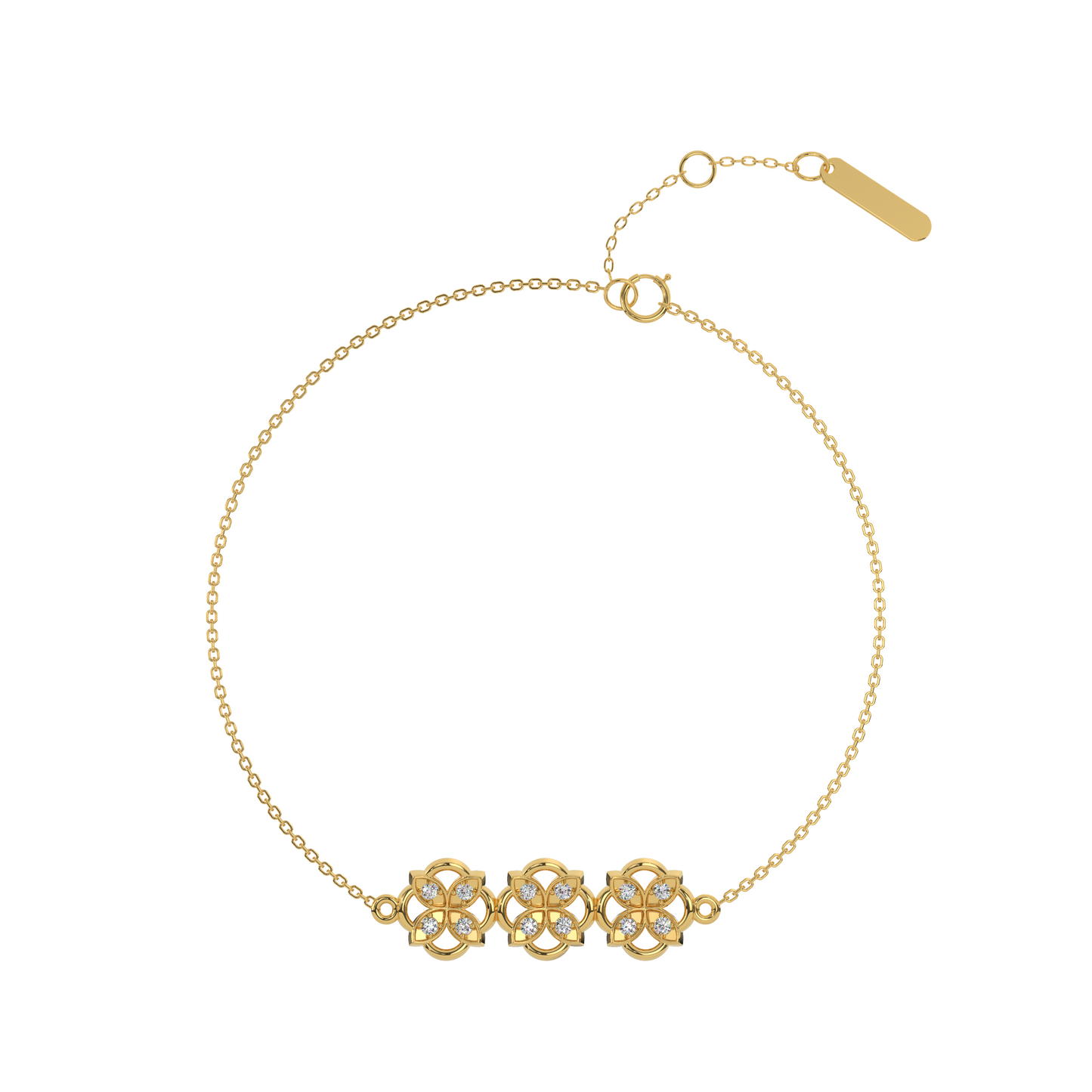 Majestic Moonlight Diamond Bracelet 18K