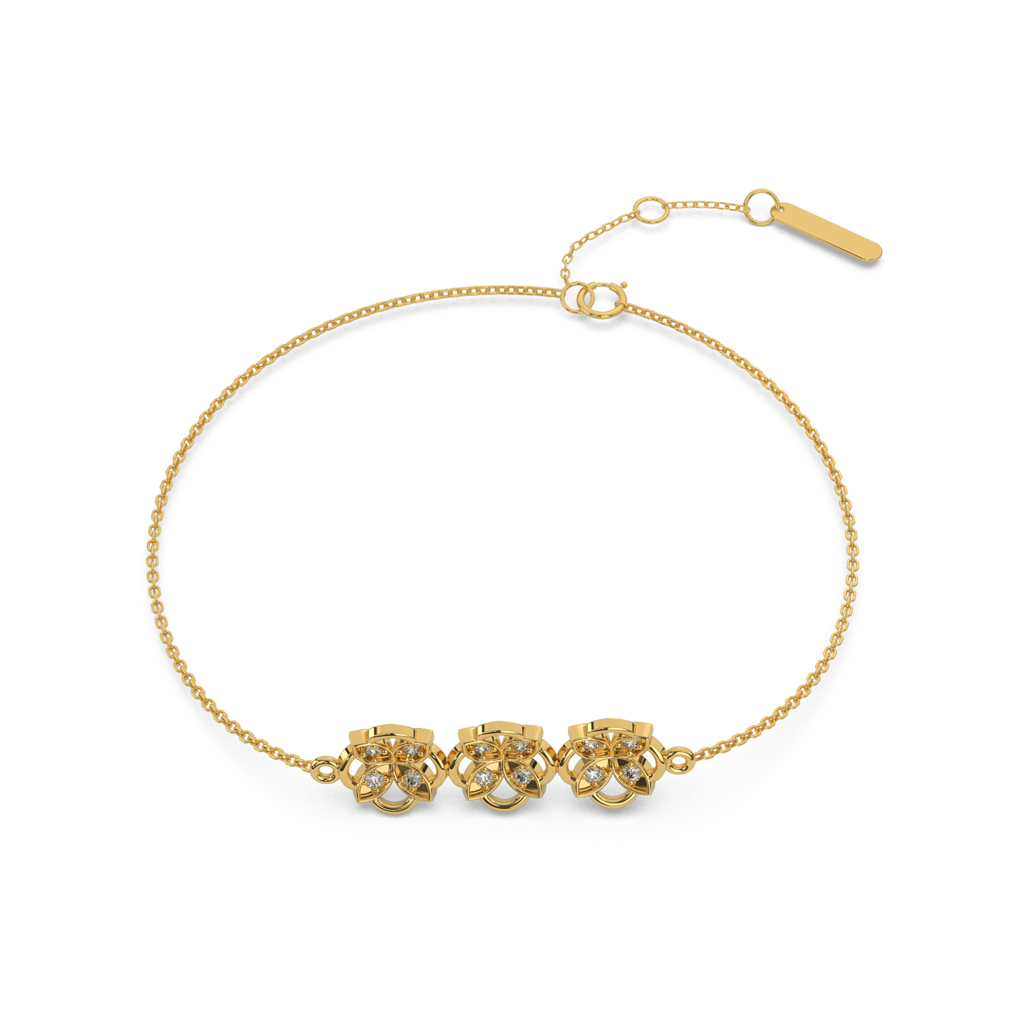 Majestic Moonlight Diamond Bracelet 18K