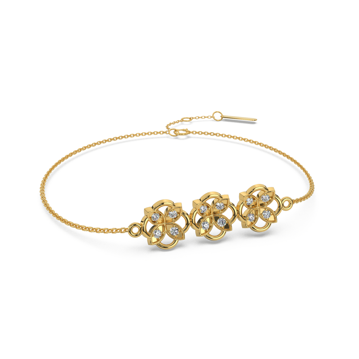 Majestic Moonlight Diamond Bracelet 18K