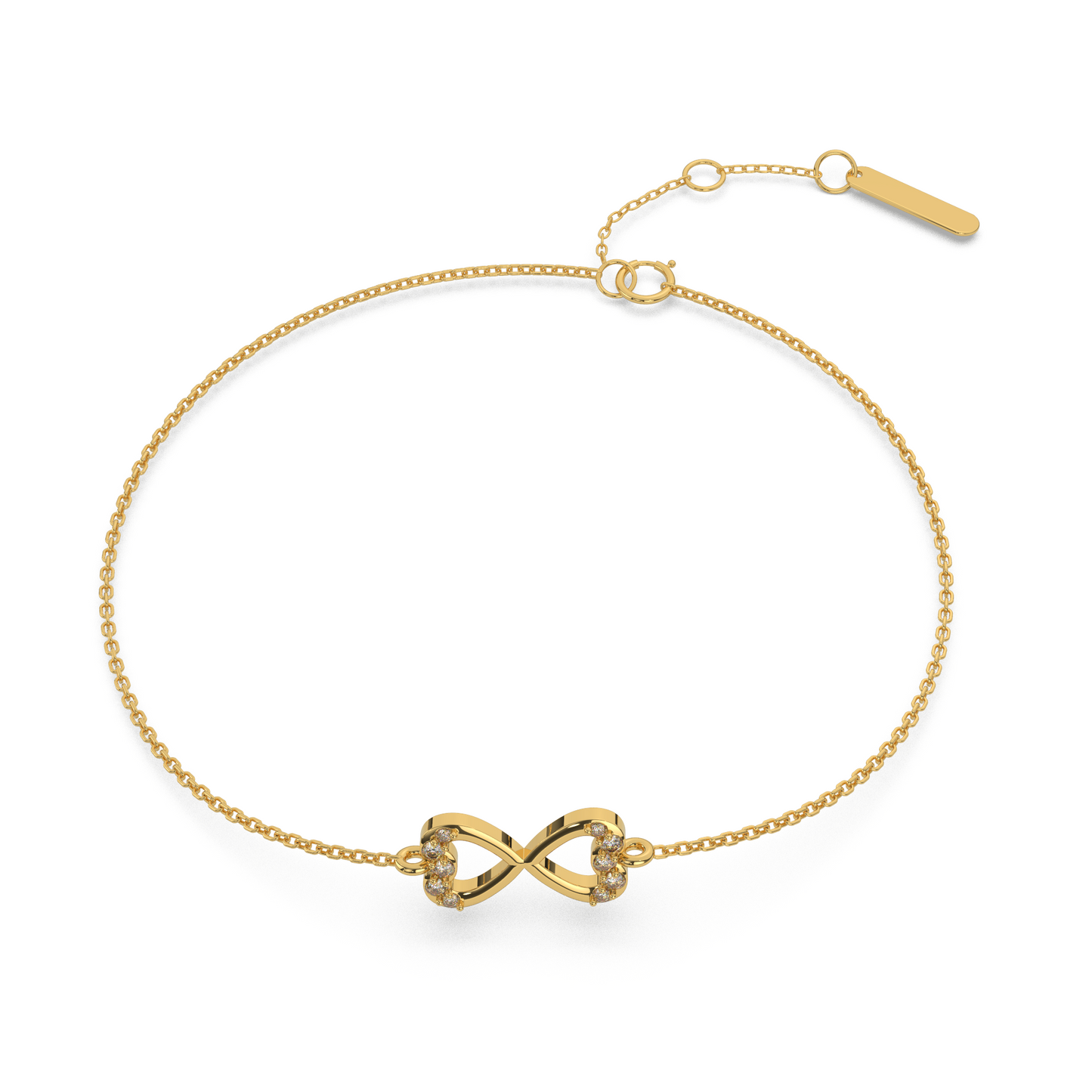 Radiance Reflection Diamond Bracelet 18K