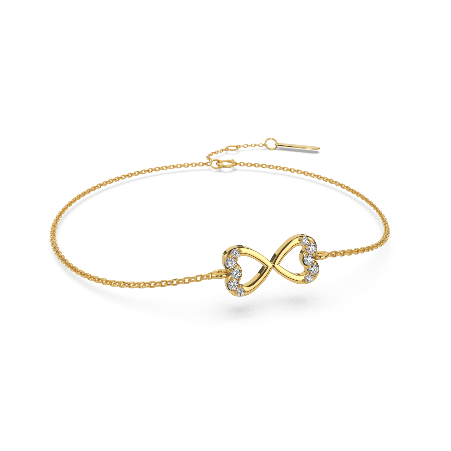 Radiance Reflection Diamond Bracelet 18K