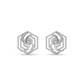 Radiant Gem Diamond Earring 18K