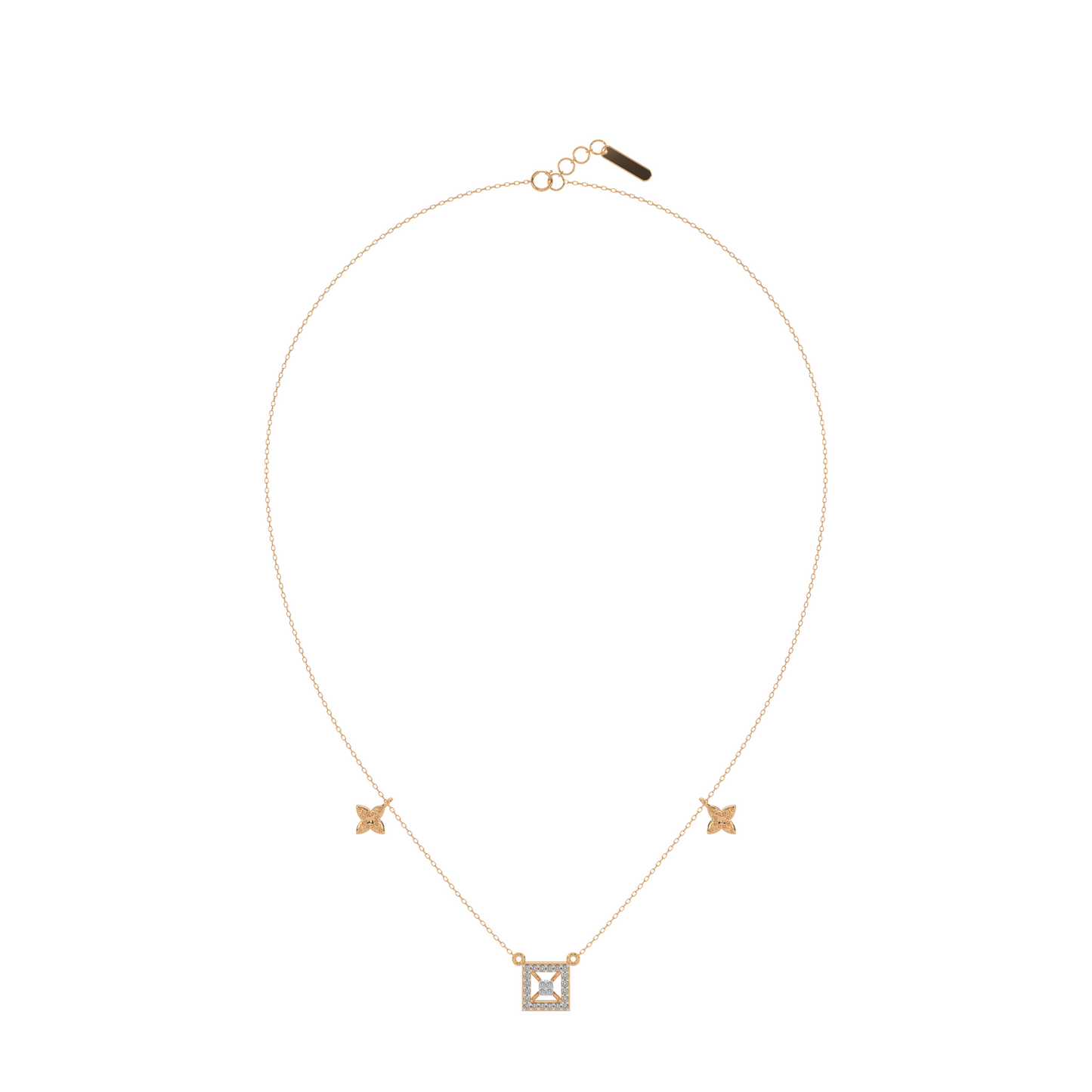 Golden Symphony Necklace 18k