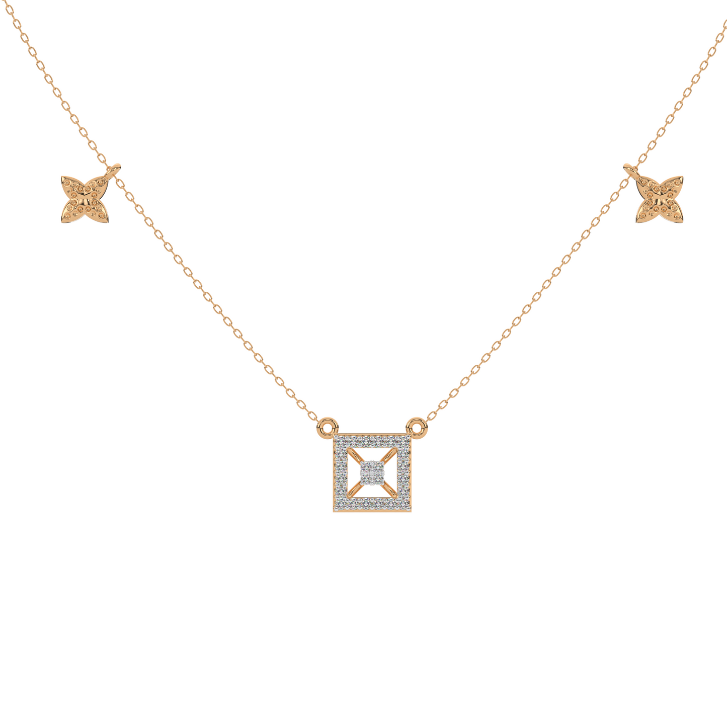 Golden Symphony Necklace 18k