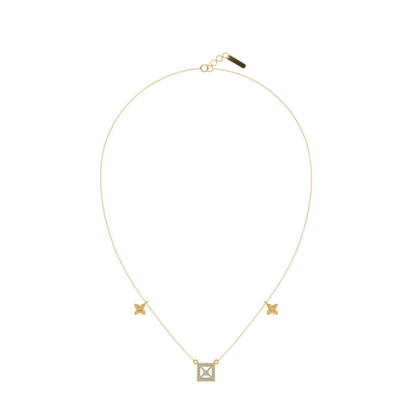 Golden Symphony Necklace 18k