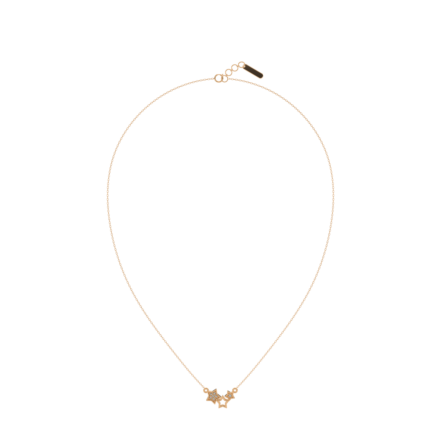 Diamond Whisper Necklace 18k