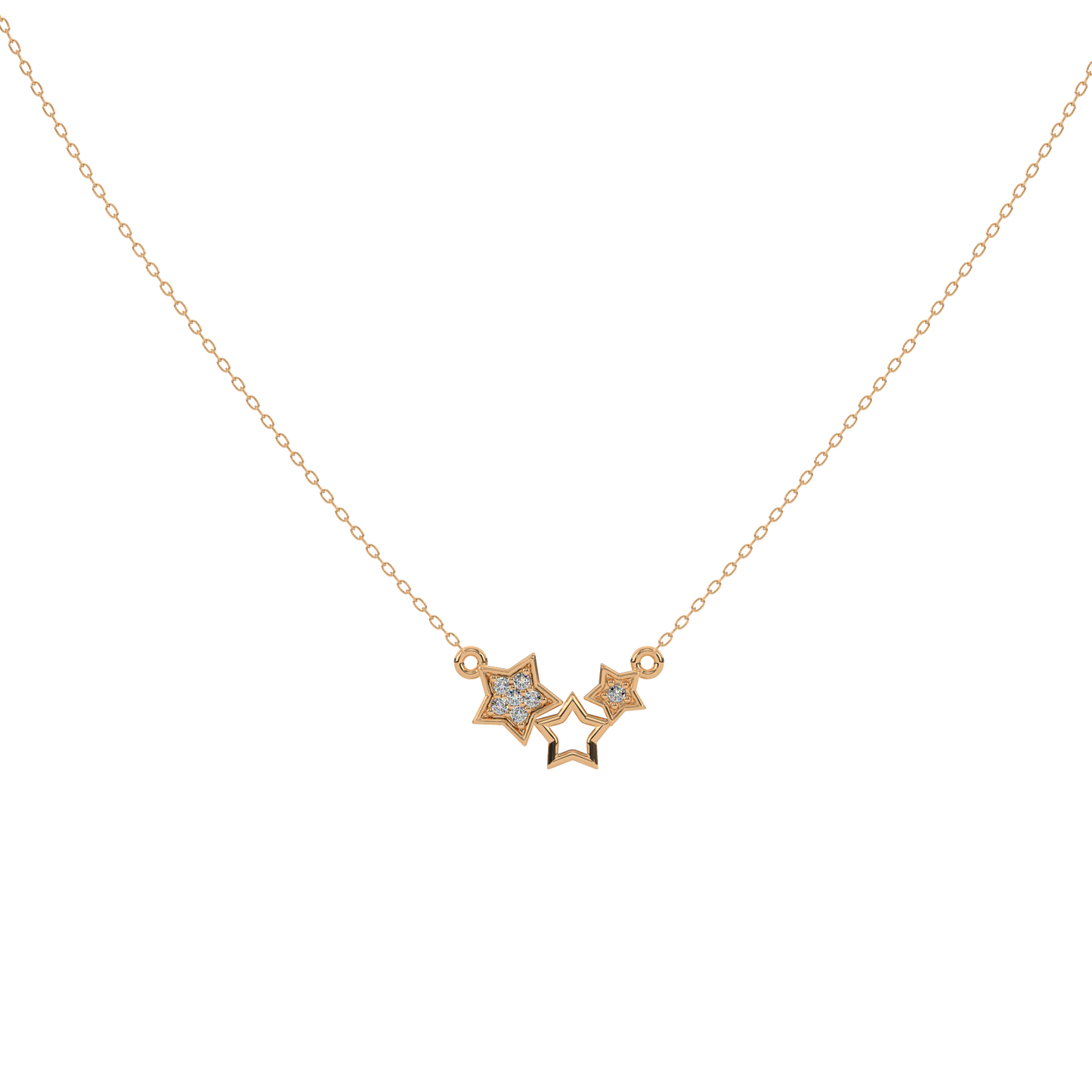 Diamond Whisper Necklace 18k