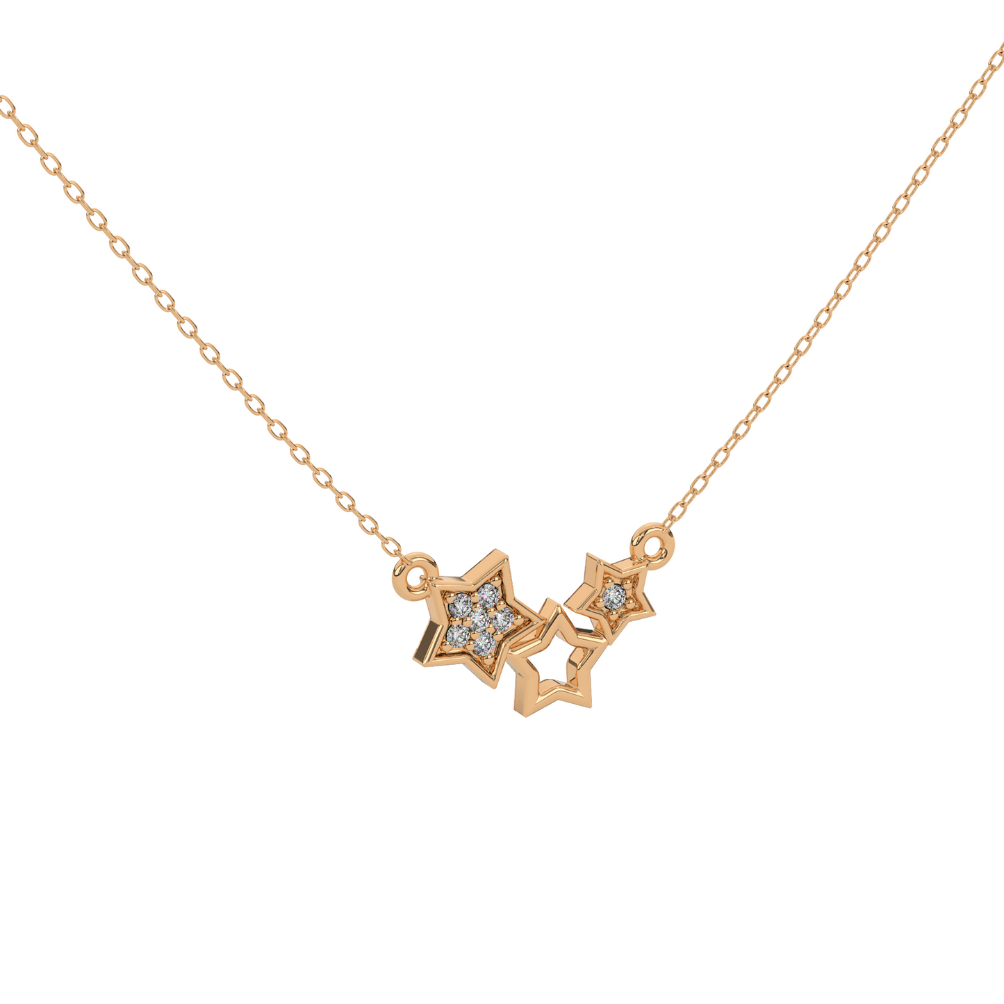 Diamond Whisper Necklace 18k