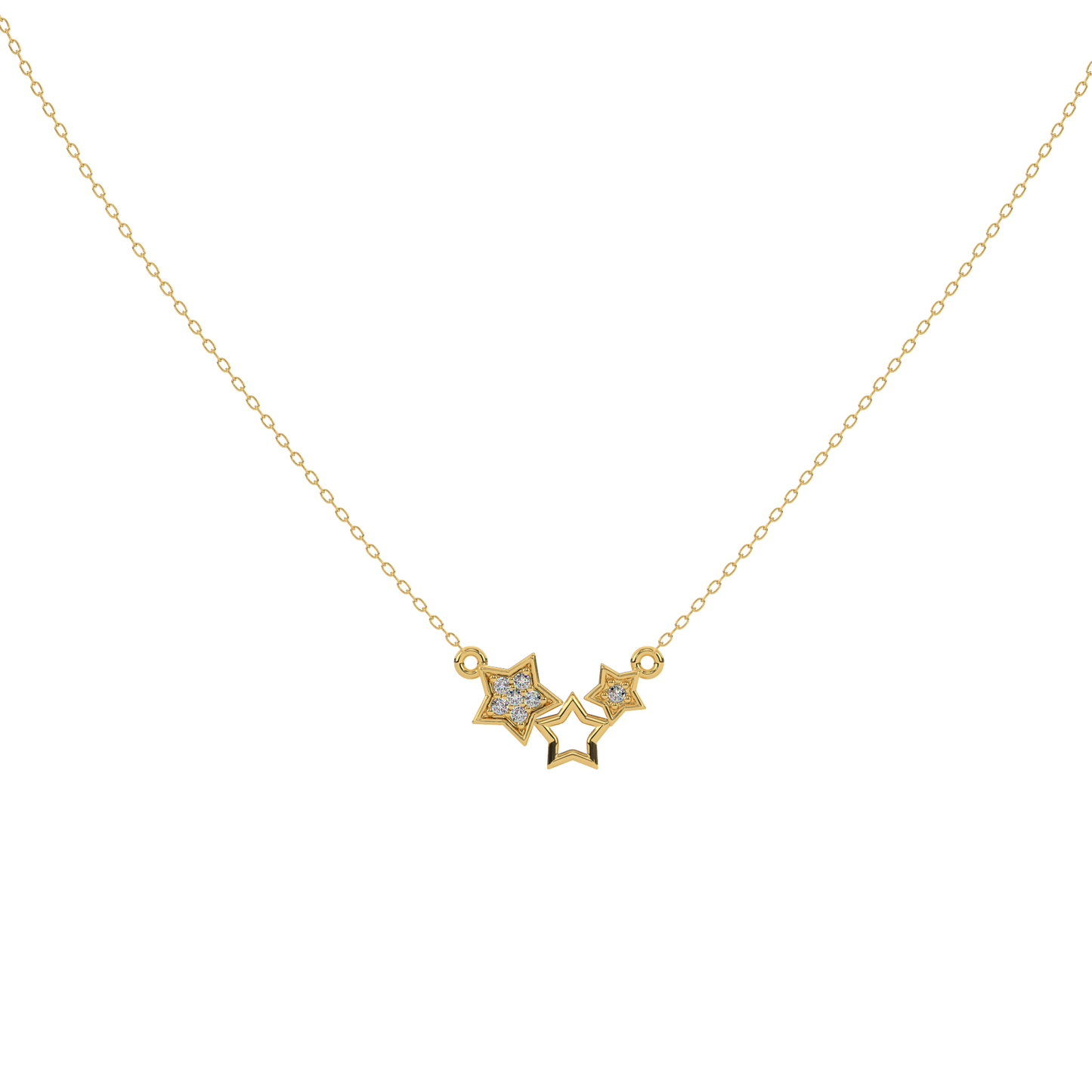 Diamond Whisper Necklace 18k